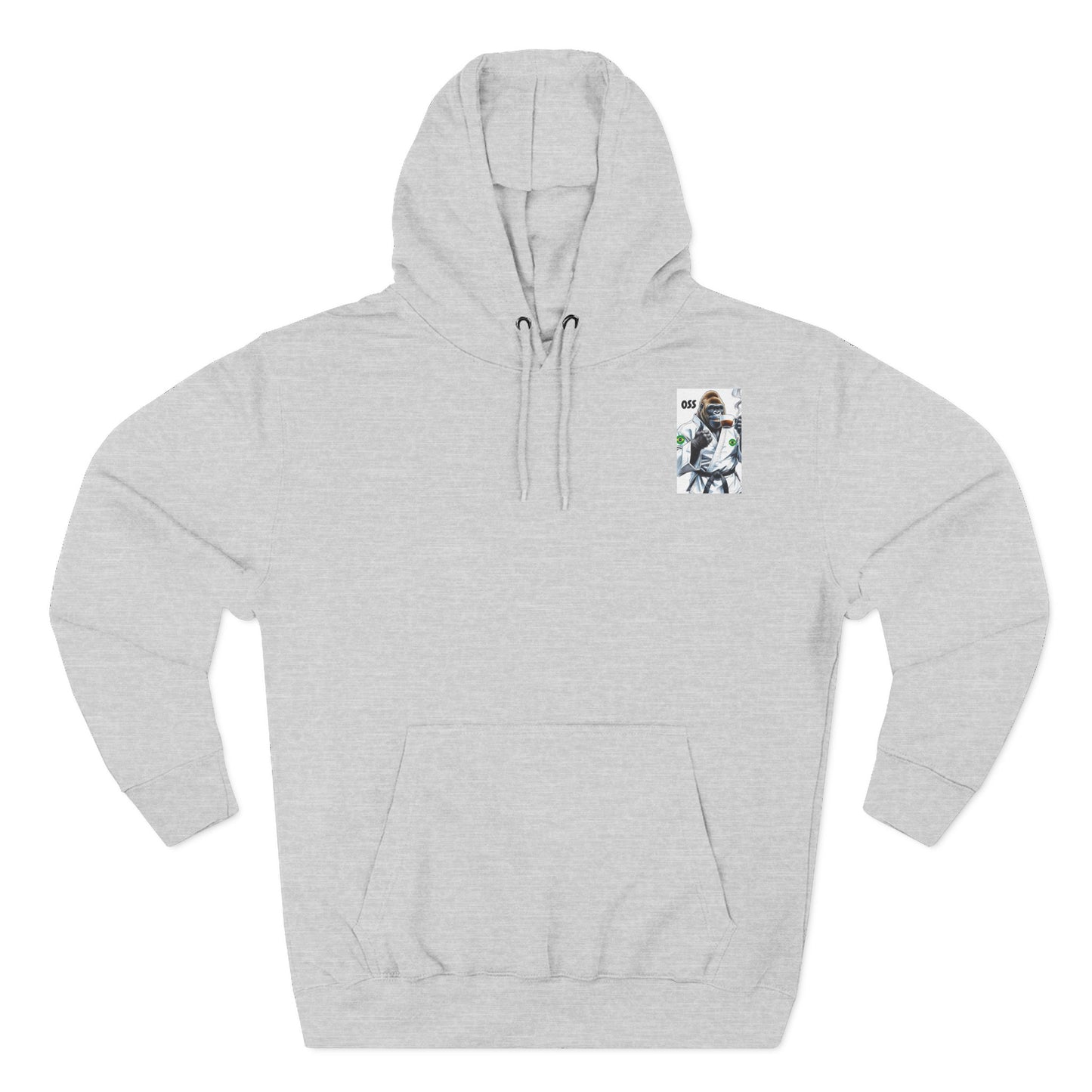 Three-Panel Fleece Hoodie