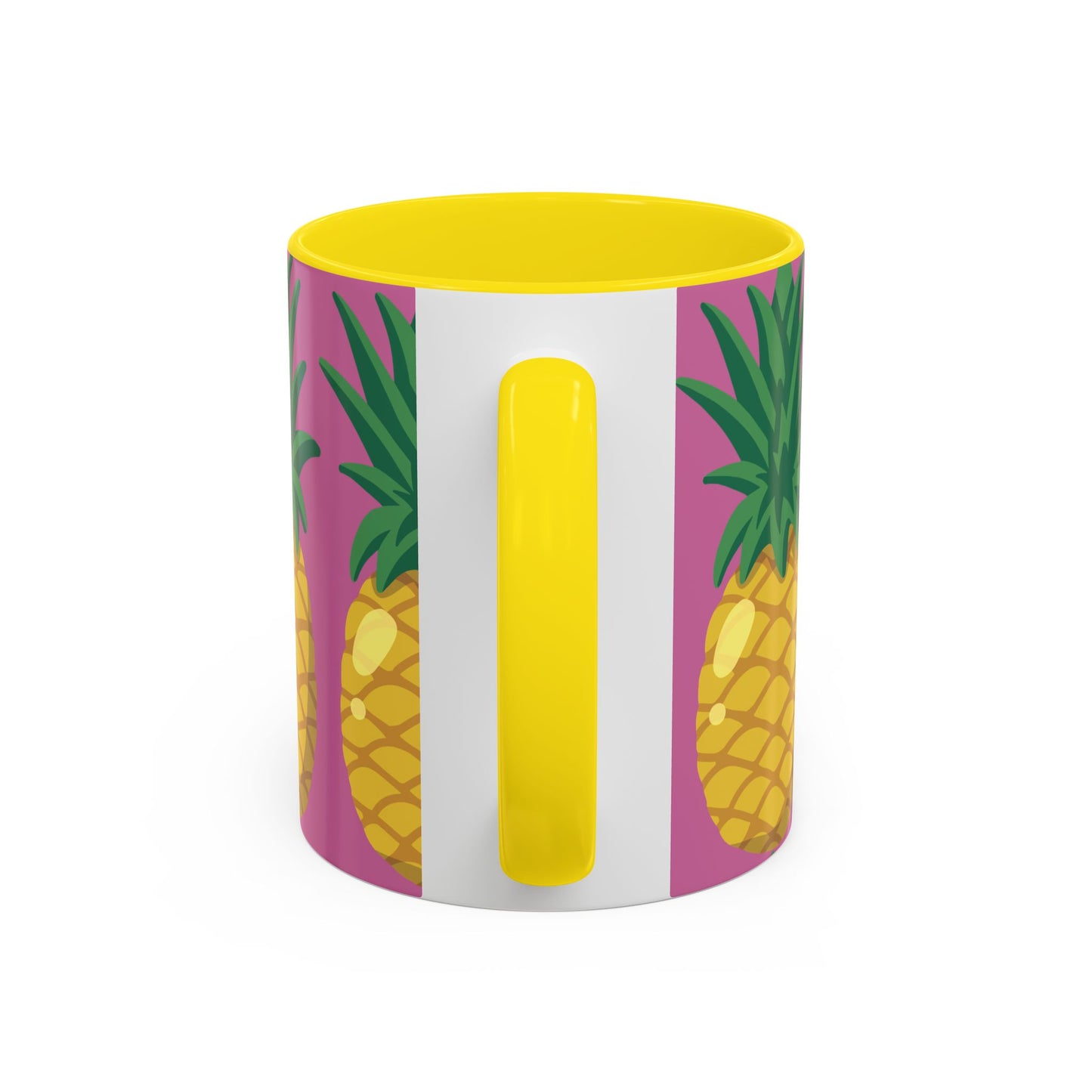 Tropical Pineapple Coffee Mug - Vibrant 11oz & 15oz Accent Cup for Summer Vibes