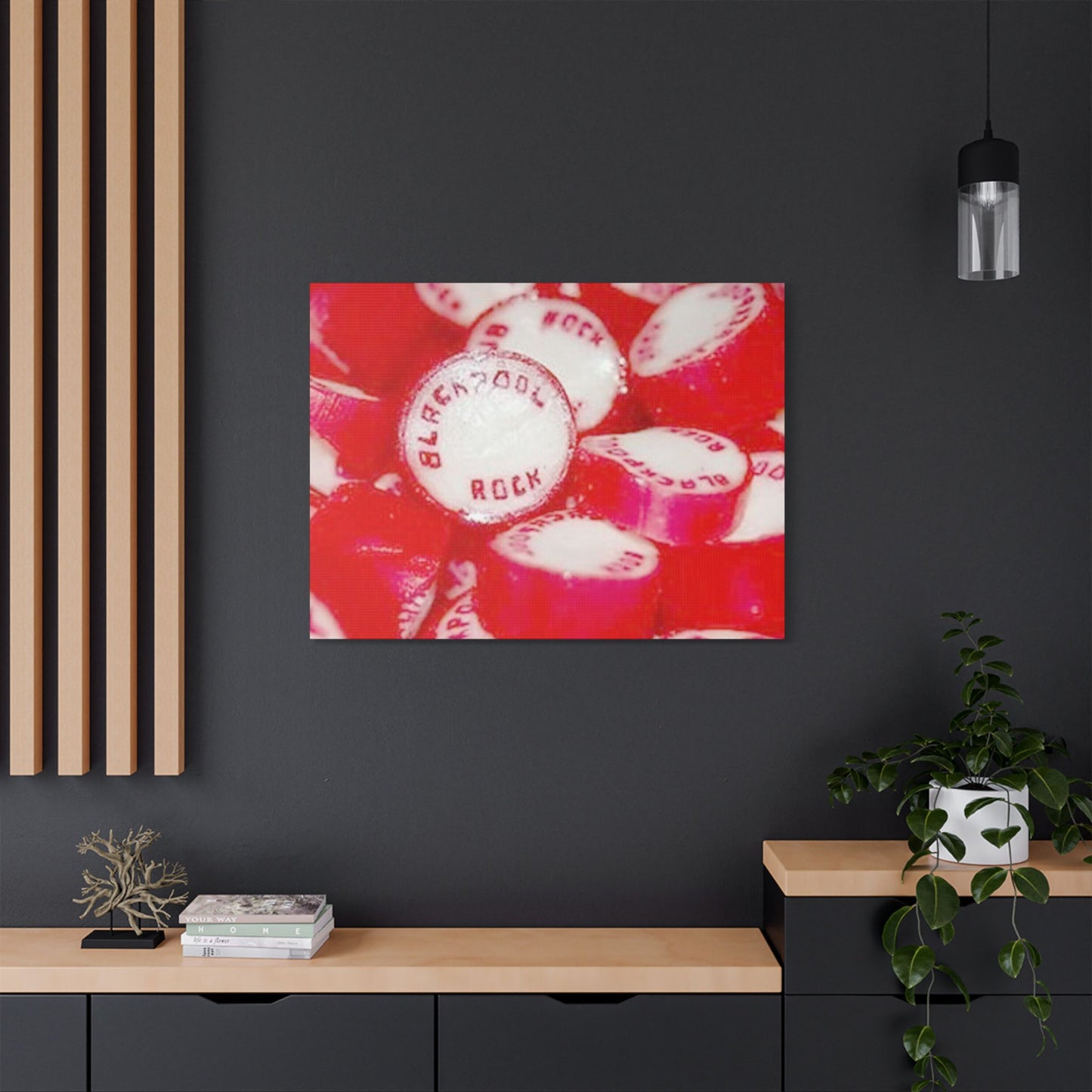 Bright and Playful Stretched Canvas Art, Beach House Decor, Fun Wall Art, Gift for Beach Lovers, Vibrant Home Decor