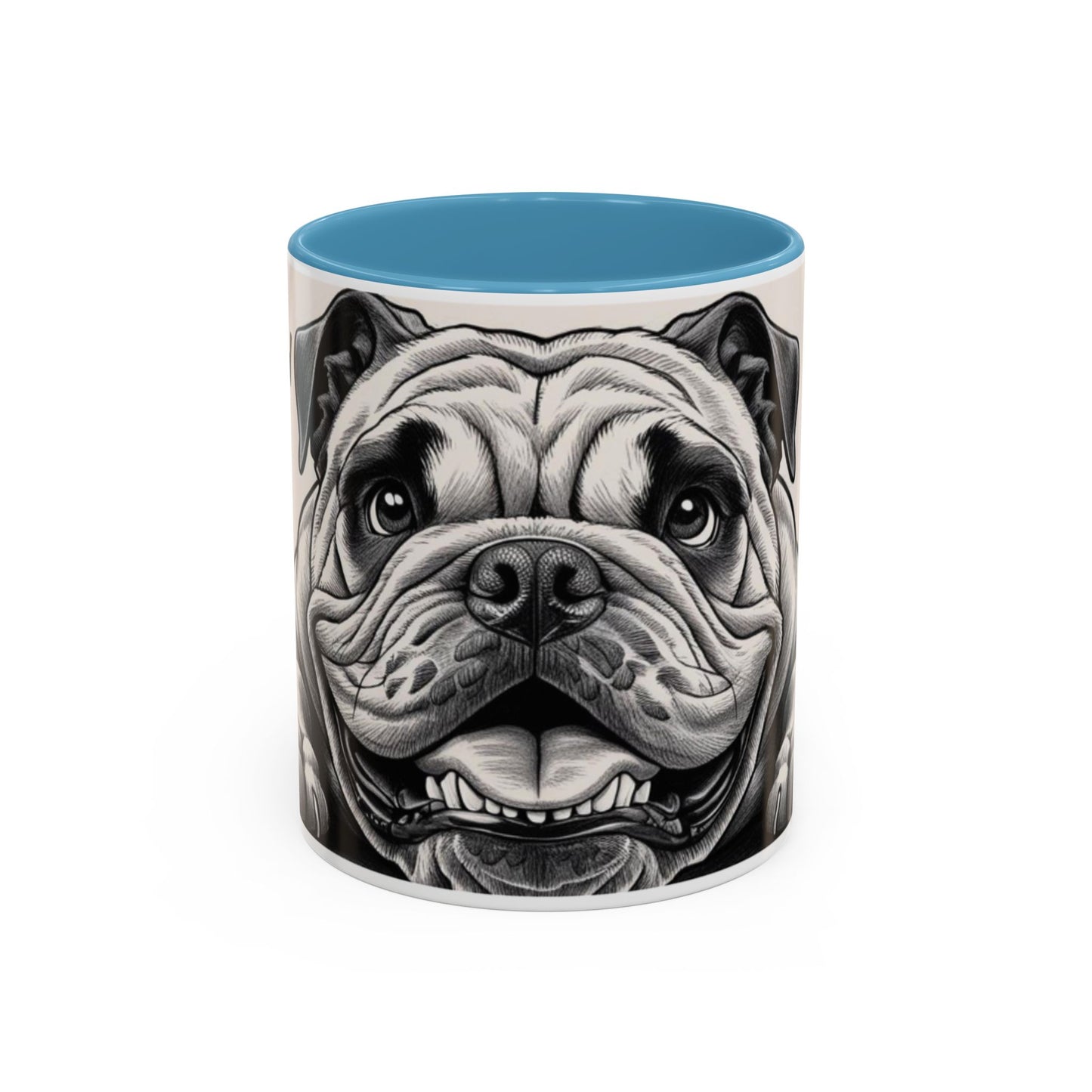 Cute Bulldog Coffee Mug - Accent Your Morning with Adorable Pet Art