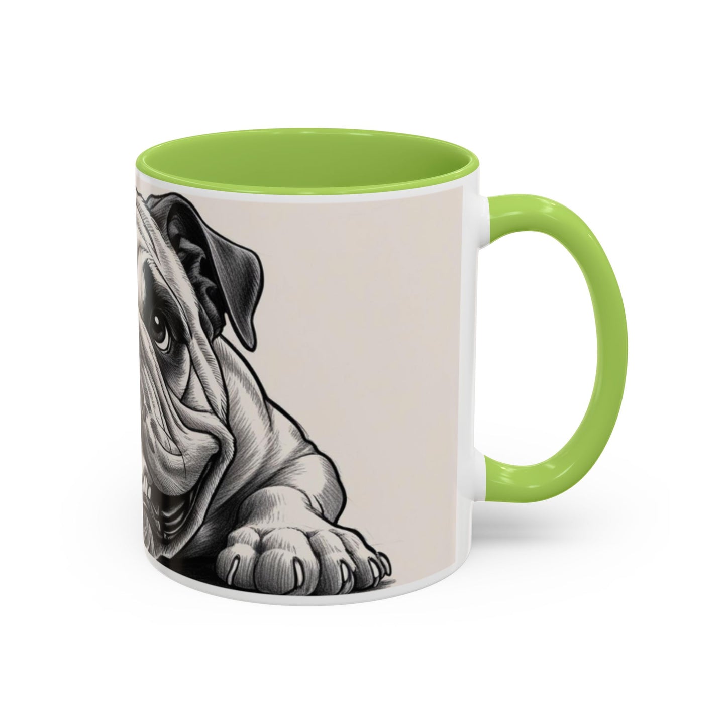 Cute Bulldog Coffee Mug - Accent Your Morning with Adorable Pet Art