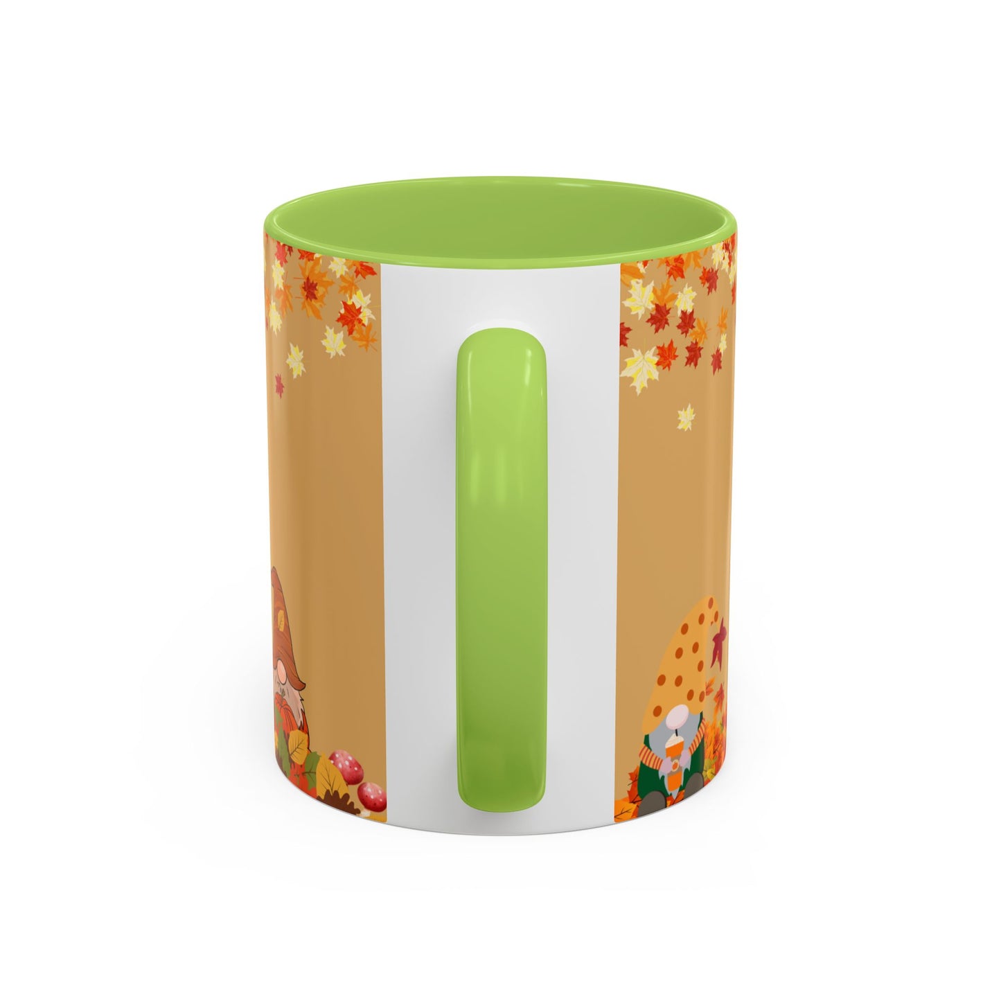 Autumn Accent Coffee Mug - Fall Decor, Seasonal Gift, Thanksgiving, Cozy Hot Beverage Cup, Autumn Vibes
