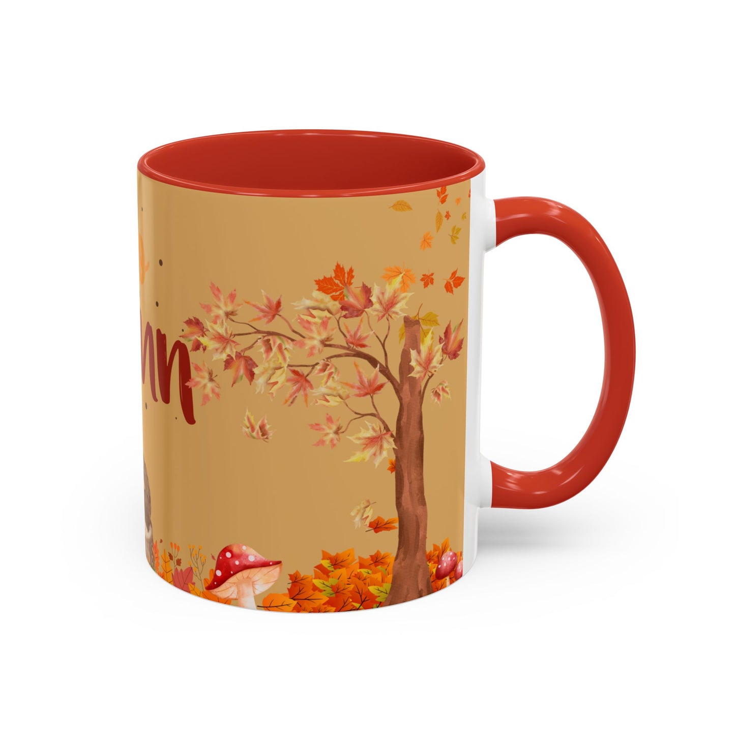Autumn-Themed Coffee Mug, Seasonal Gift, Fall Decor, Cute Hedgehog Cup, Hello Autumn Mug, Perfect for Cozy Mornings