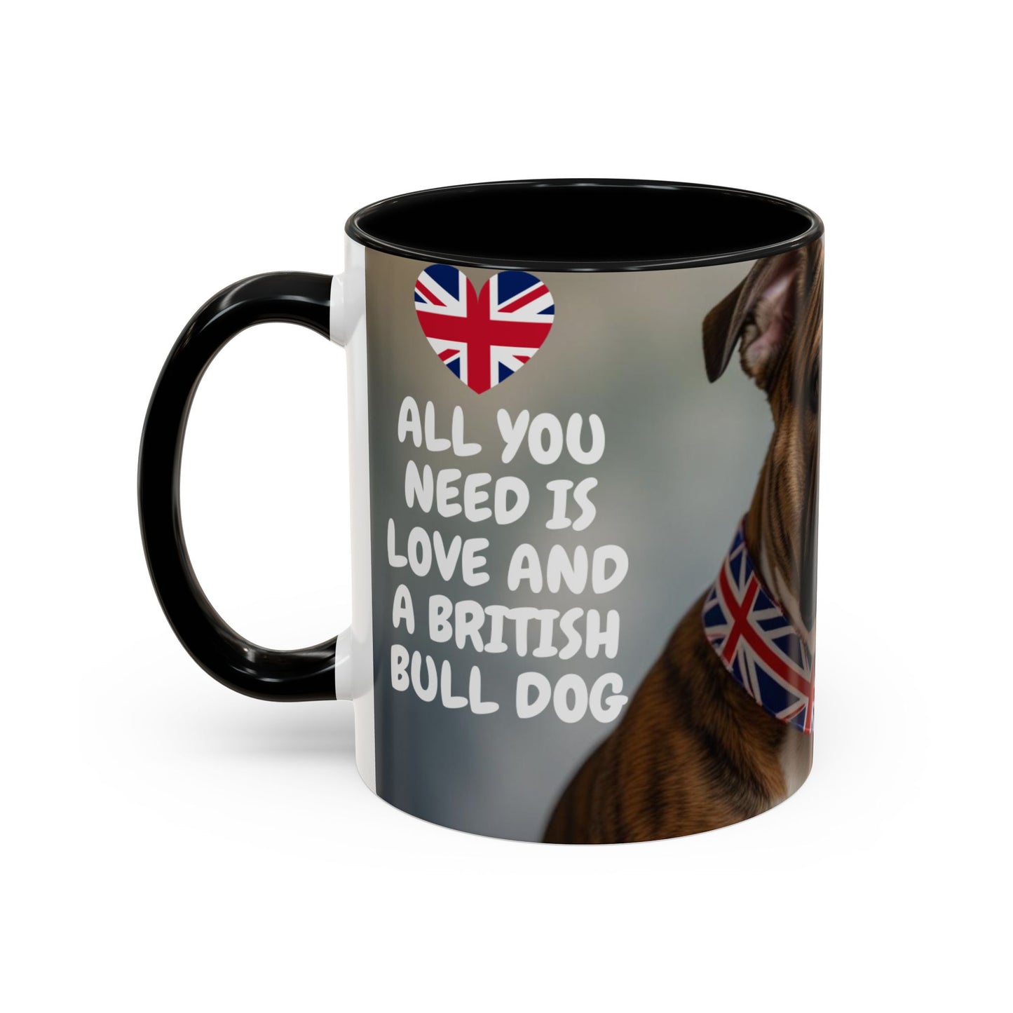 British Bulldog Accent Coffee Mug - Unique Pet Lover Gift, Dog-Themed Drinkware, Funny Dog Mug, Pet Parent Gift, Home & Kitchen Decor