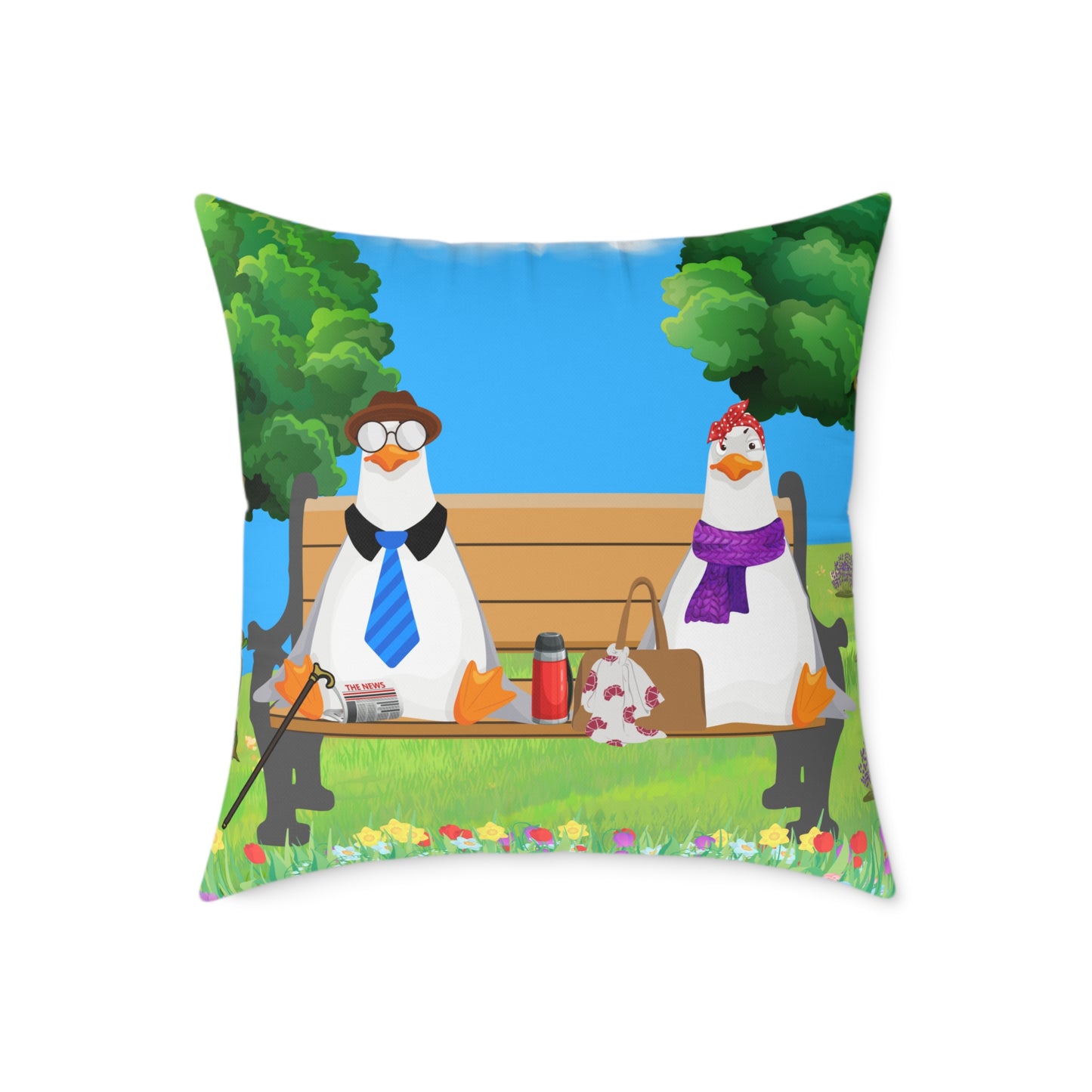Charming Farm Animal Pillow, Decorative Cushion for Home Decor, Gift for Farm Lovers, Cute Animal Artwork, Cozy Living Room Accent