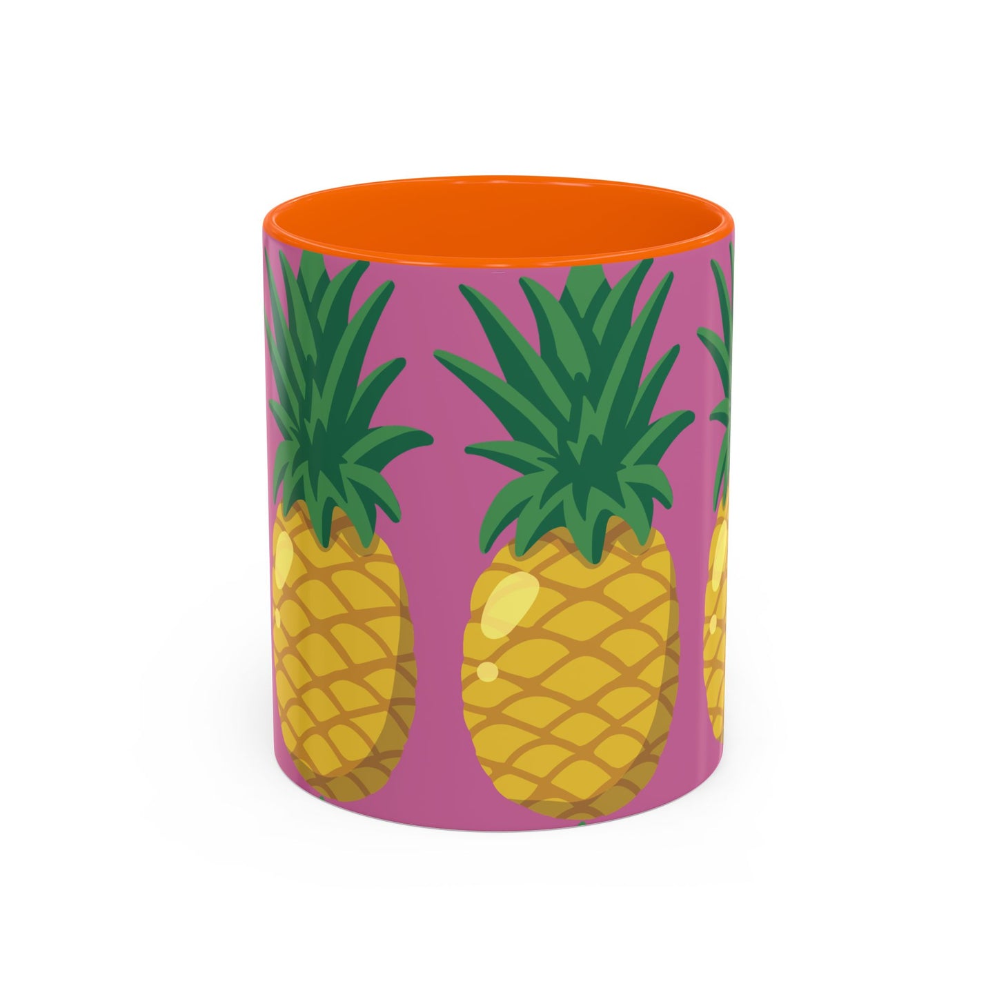 Tropical Pineapple Coffee Mug - Vibrant 11oz & 15oz Accent Cup for Summer Vibes