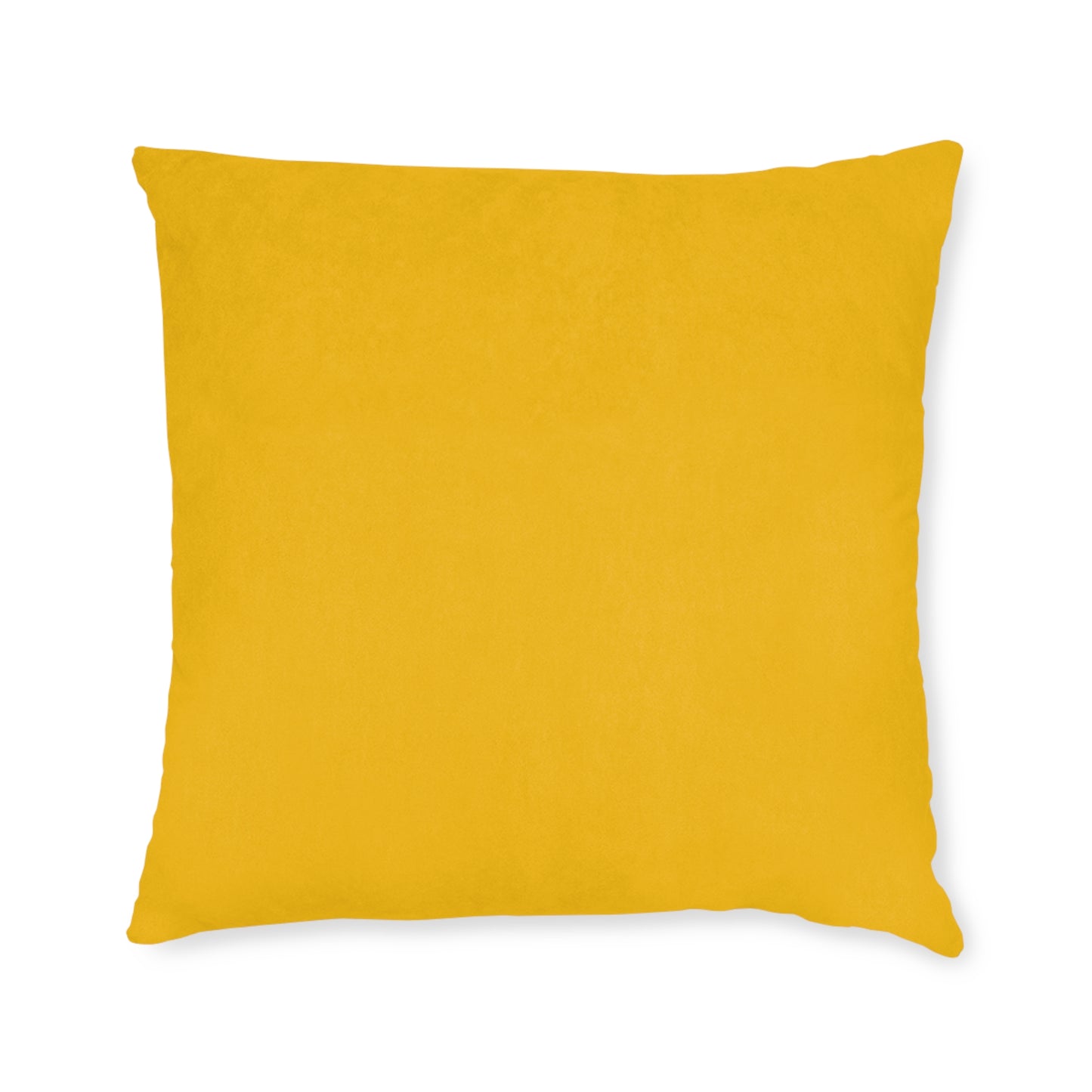 Botanical Floral Square Pillow – Bright Yellow Floral Design for Cozy Home Décor