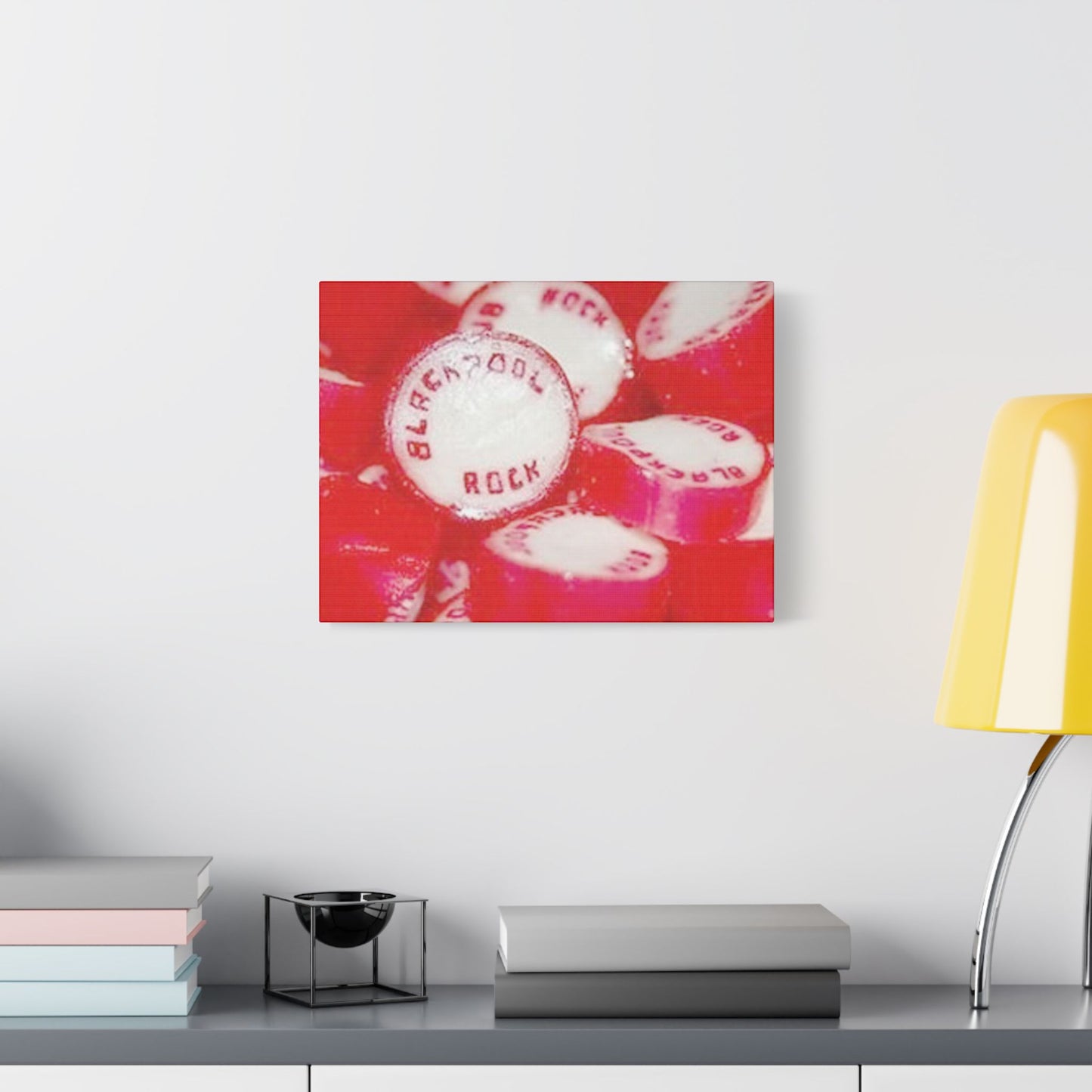 Bright and Playful Stretched Canvas Art, Beach House Decor, Fun Wall Art, Gift for Beach Lovers, Vibrant Home Decor