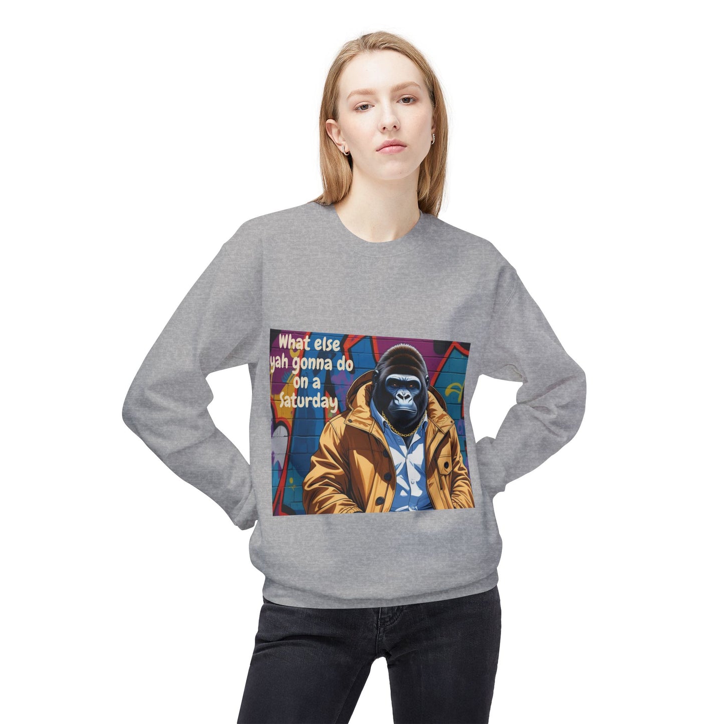Unisex Midweight Softstyle Fleece Crewneck Sweatshirt