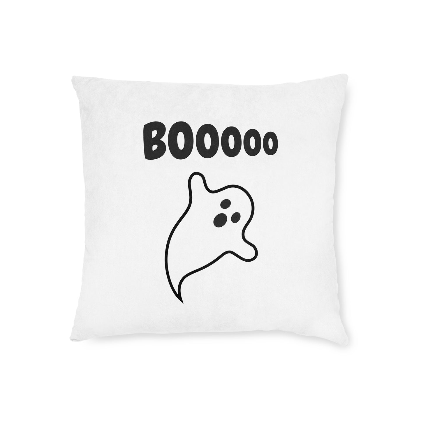 Halloween-Themed Square Pillow, Seasonal Decor, Trick or Treat Cushion, Boo Pillows, Cozy Fall Home Accent, Spooky Gifts