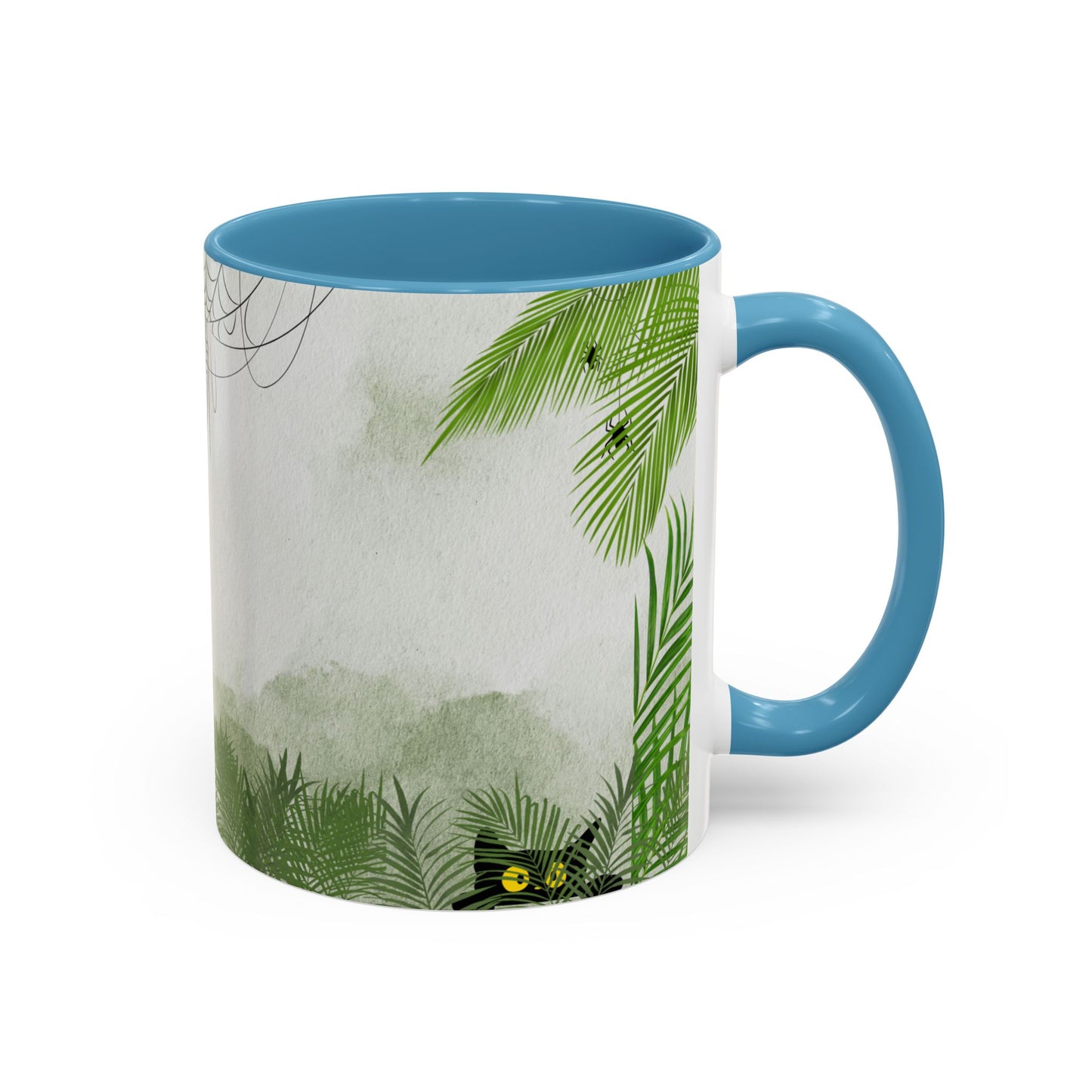 Spider Web Accent Coffee Mug | Halloween Decor, Gift for Creepy Coffee Lovers, Unique Kitchenware, Spooky Mug for Fall