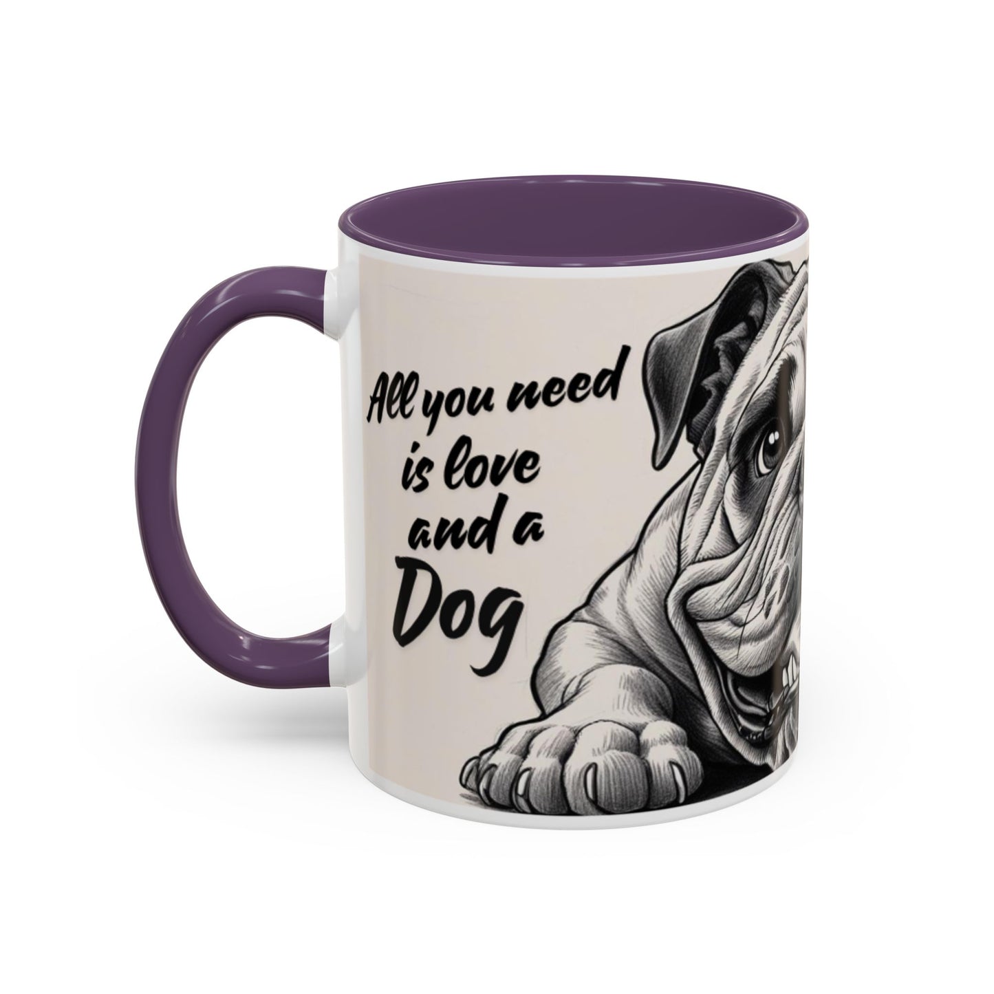 Cute Bulldog Coffee Mug - Accent Your Morning with Adorable Pet Art