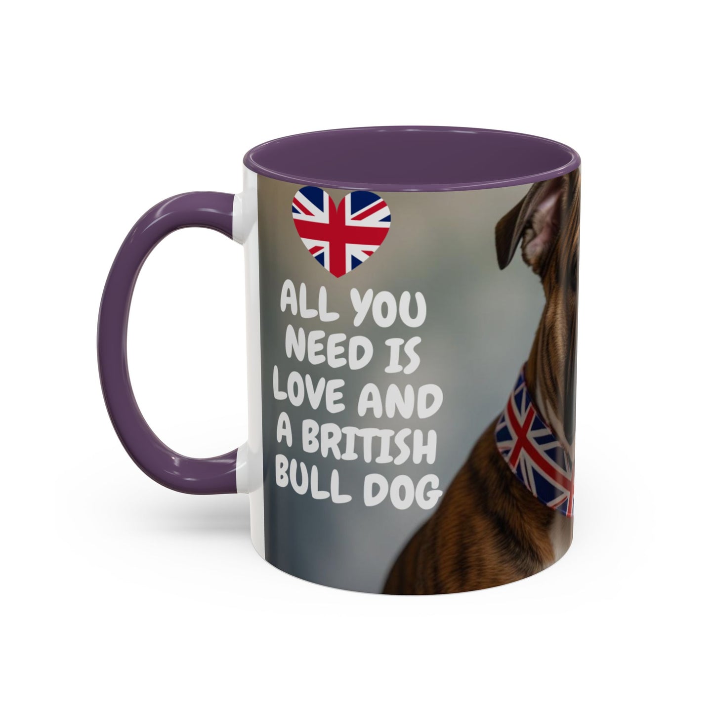 British Bulldog Accent Coffee Mug - Unique Pet Lover Gift, Dog-Themed Drinkware, Funny Dog Mug, Pet Parent Gift, Home & Kitchen Decor