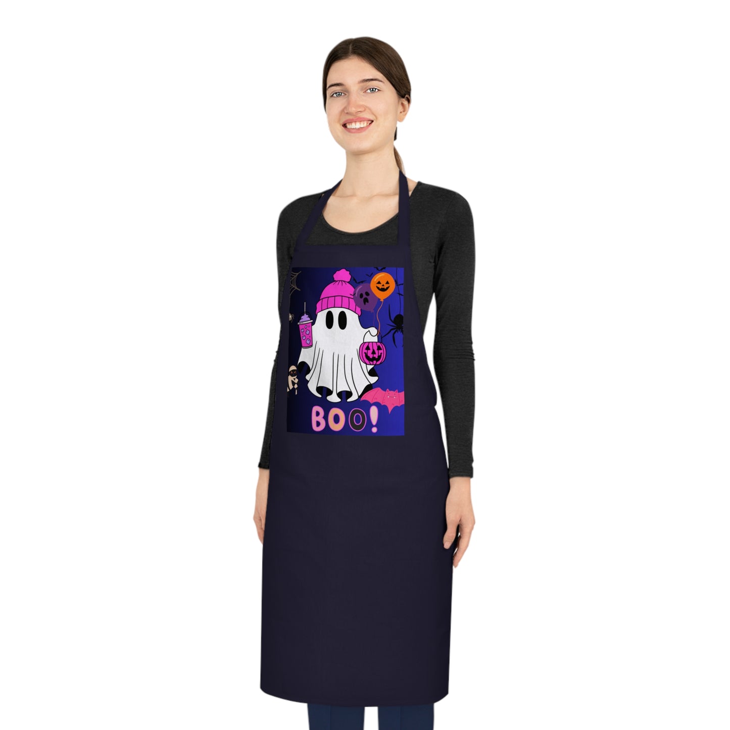 Halloween Cotton Apron, Ghost Print Cooking Apron, Boo! Apron for Baking, Perfect for Halloween Parties, Kitchen Gift for Adults, Fun [...]