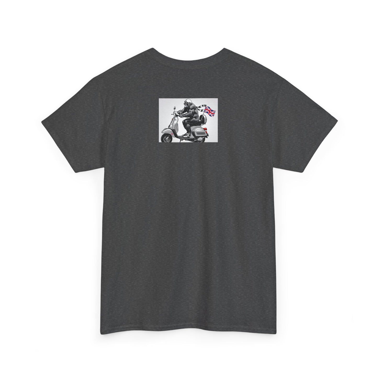 Cool Gorilla Scooter Tee, Unisex Graphic Tee, Fun Animal T-Shirt, Unique Gift for Him, Casual Summer Shirt, Motorcycle Enthusiast Apparel
