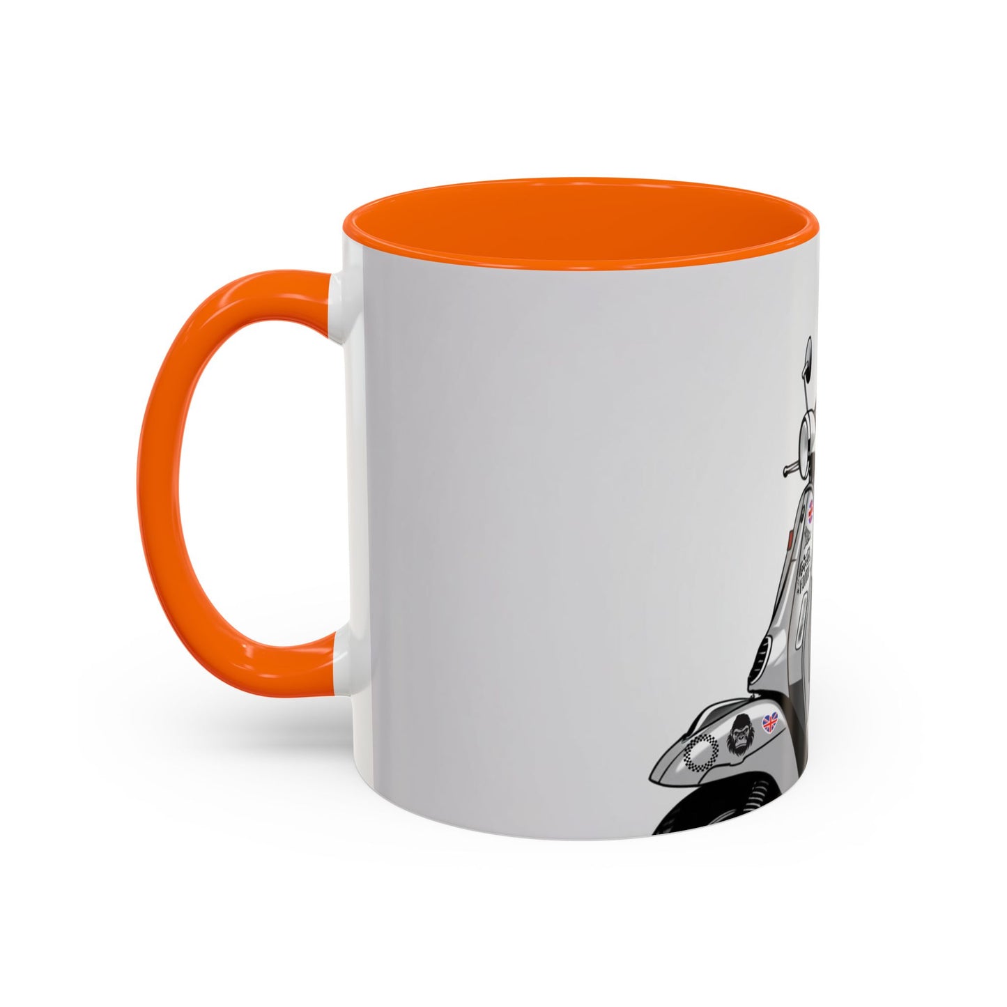 Cool Gorilla Scooter Mug - Fun Coffee Cup for Animal Lovers, Gift for Birthdays, Cool Caffeine Fix, Unique Decor