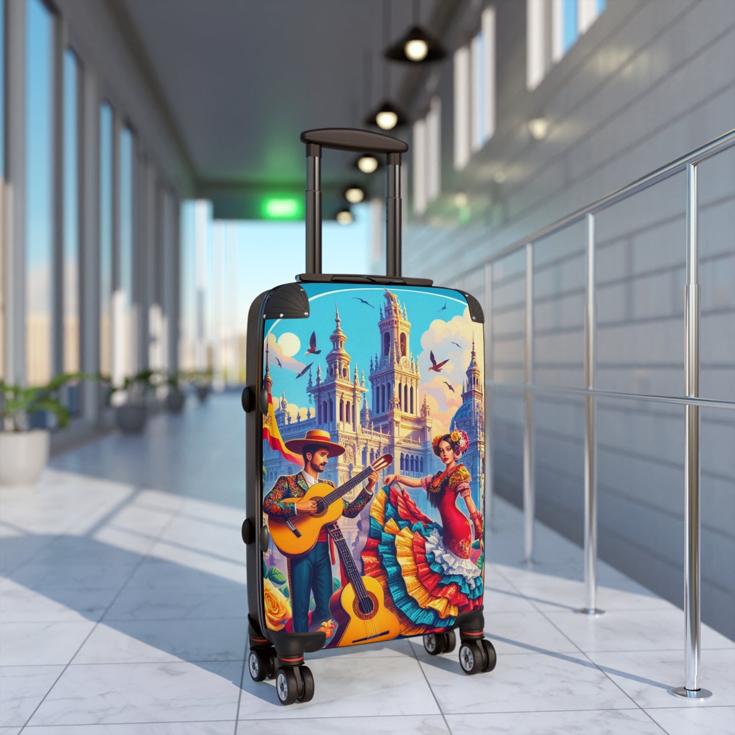 Vibrant Mariachi Suitcase - Colorful Travel Luggage for Adventure Seekers