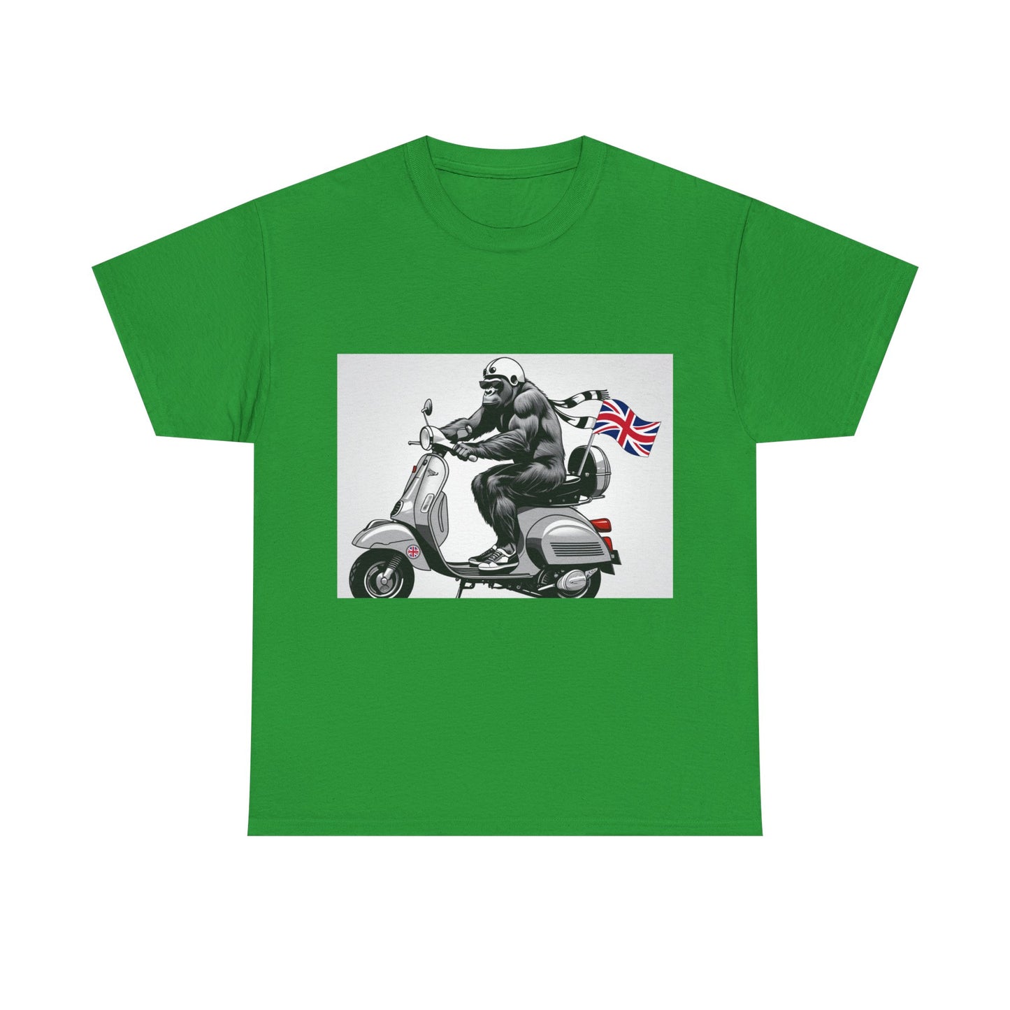 Cool Gorilla Scooter Tee, Unisex Graphic Tee, Fun Animal T-Shirt, Unique Gift for Him, Casual Summer Shirt, Motorcycle Enthusiast Apparel