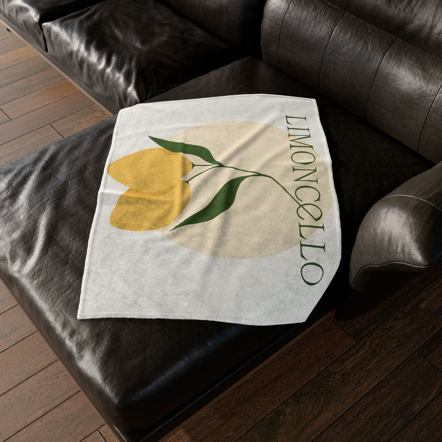 Limoncello Soft Polyester Blanket – Cozy Lemon-Themed Throw for Home Decor and Gifts