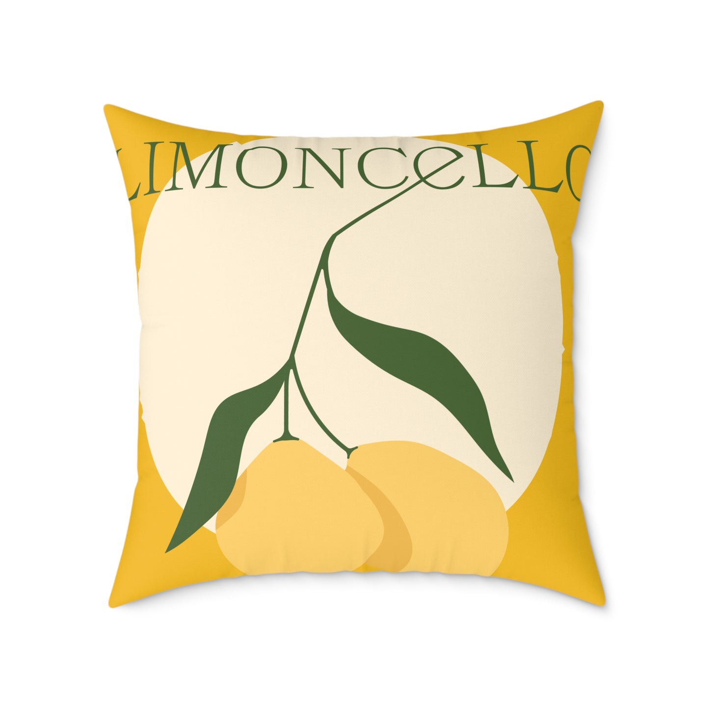 Limoncello Lemon Square Pillow – Brighten Up Your Home Decor