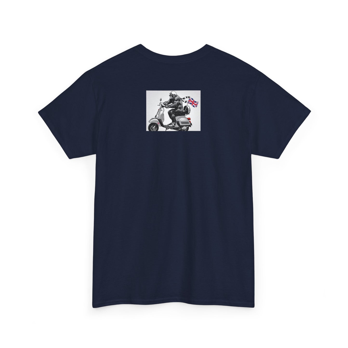 Cool Gorilla Scooter Tee, Unisex Graphic Tee, Fun Animal T-Shirt, Unique Gift for Him, Casual Summer Shirt, Motorcycle Enthusiast Apparel