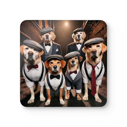 Paw-sitively Classy Dog Coaster Set - Perfect for Pet Lovers & Home Decor