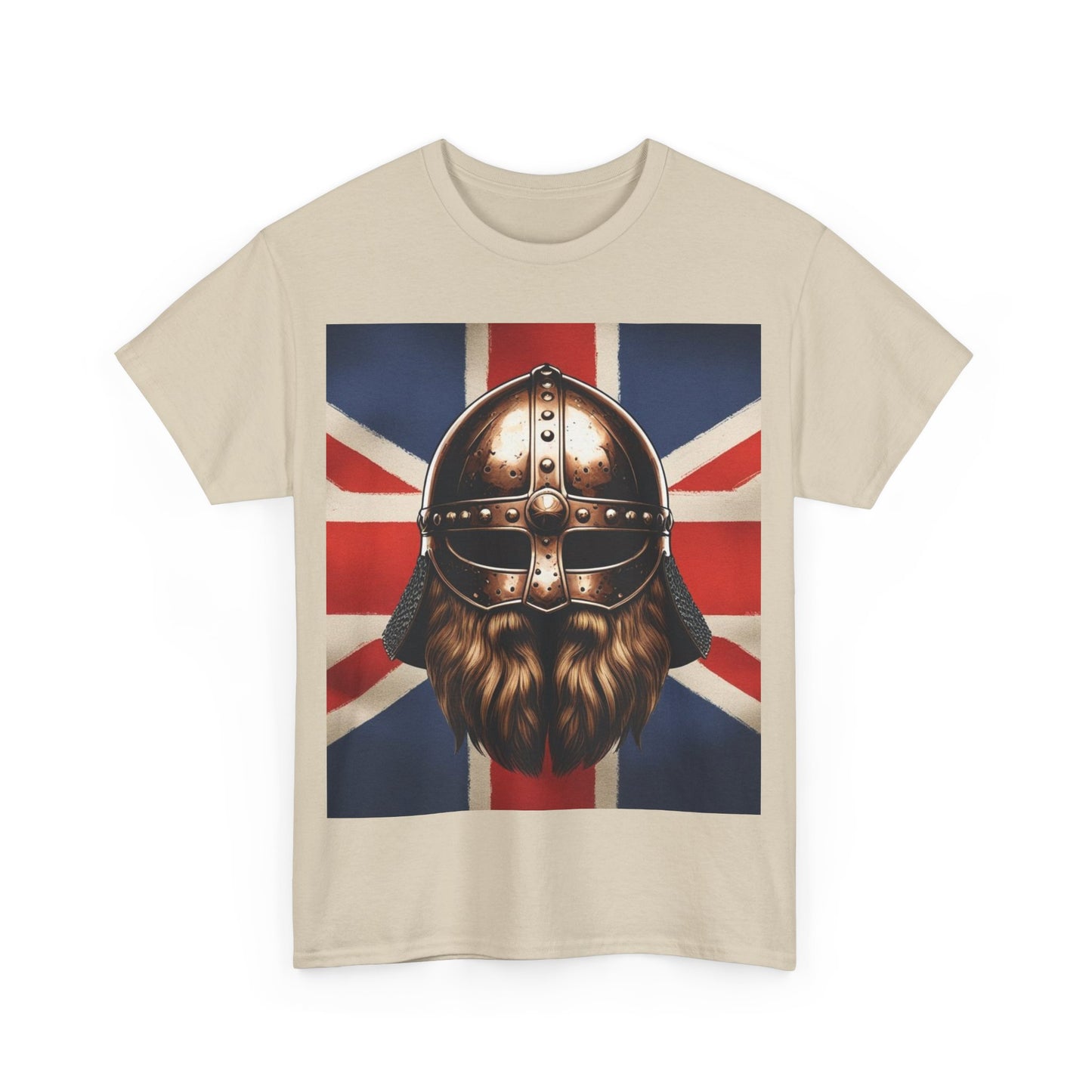 Viking Warrior Cotton Tee, Unisex Graphic T-Shirt, Norse Mythology Shirt, Unique Gift for Dad, Casual Outfit for Men and Women