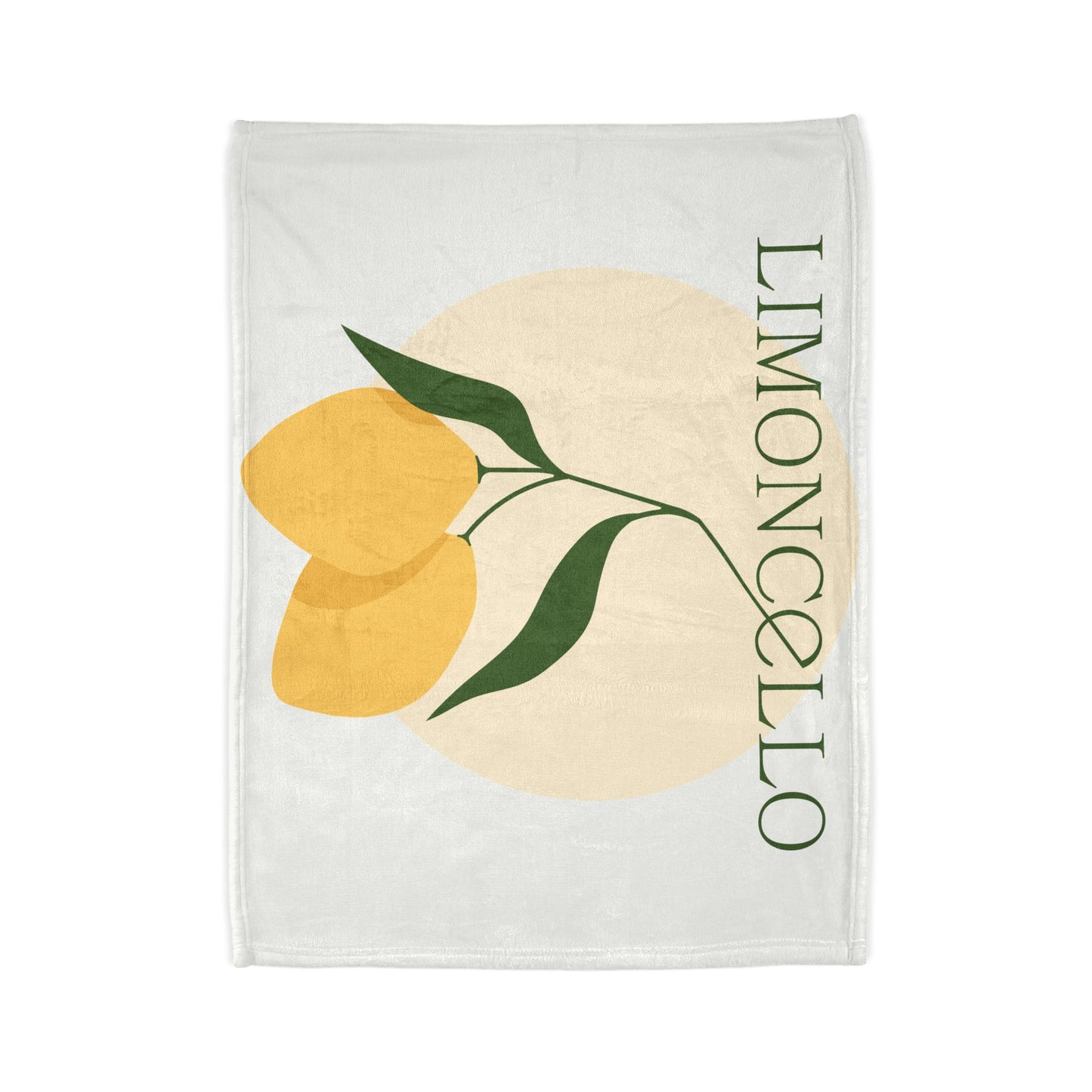 Limoncello Soft Polyester Blanket – Cozy Lemon-Themed Throw for Home Decor and Gifts