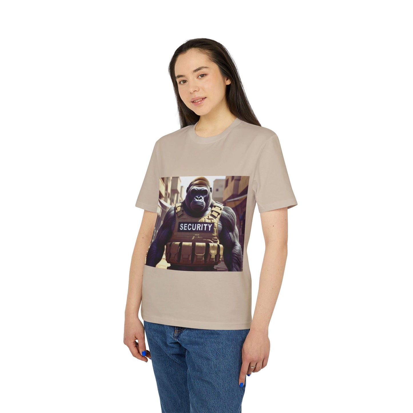 Security Gorilla T-Shirt, Funny Graphic Tee, Unisex Humor Shirt, Gift for Creators, Casual Wear, Streetwear Style