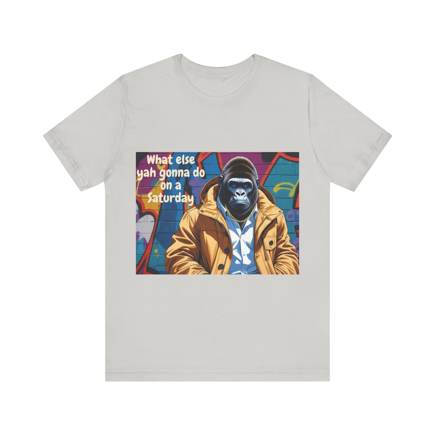 Urban Gorilla Tee - Weekend Vibes, Funny Graphic Shirt, Casual Style, Gift for Him/Her, Skate and Streetwear Fashion