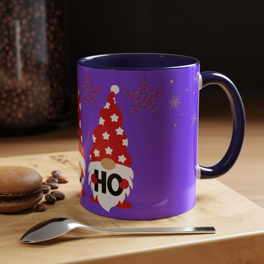 Festive Gnome Coffee Mug - Holiday Gift, Cute Ceramic Mug, Seasonal Beverage, Christmas Decor, Gnome Lovers Gift
