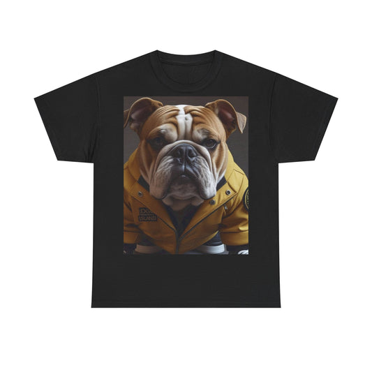 Bulldog Fashion Unisex Tee, Cute Dog T-Shirt, Pet Lover Gift, Casual Outfit, Animal Lover Apparel, Perfect for Birthdays & Celebrations