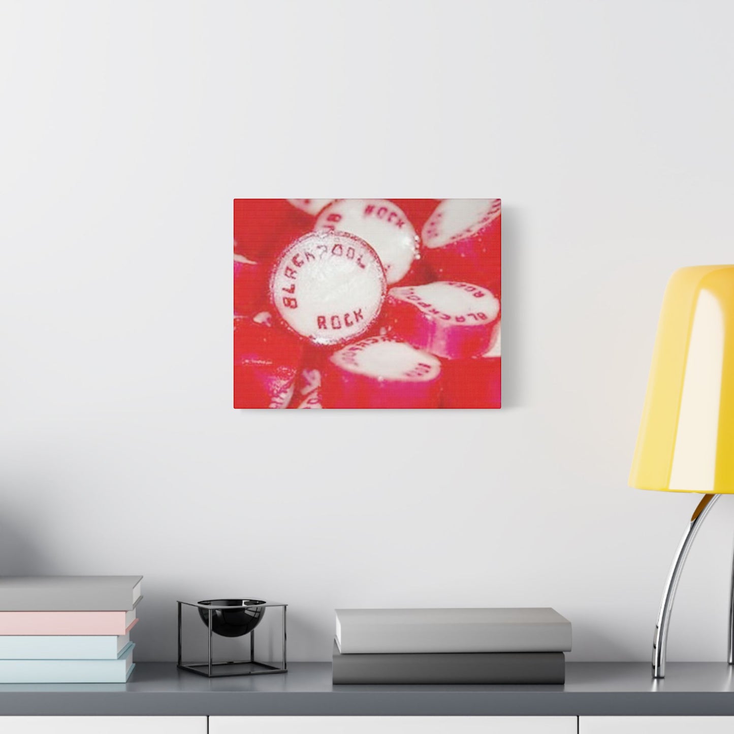 Bright and Playful Stretched Canvas Art, Beach House Decor, Fun Wall Art, Gift for Beach Lovers, Vibrant Home Decor
