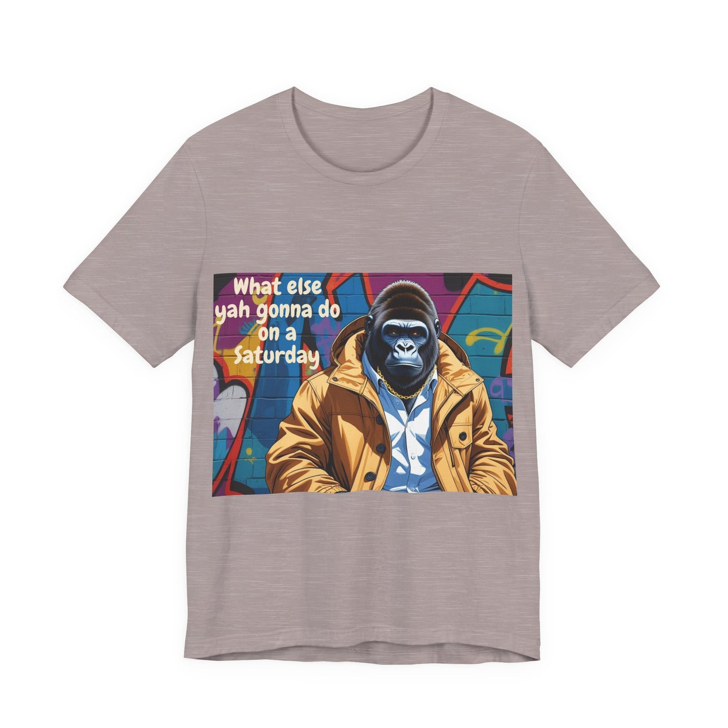 Urban Gorilla Tee - Weekend Vibes, Funny Graphic Shirt, Casual Style, Gift for Him/Her, Skate and Streetwear Fashion