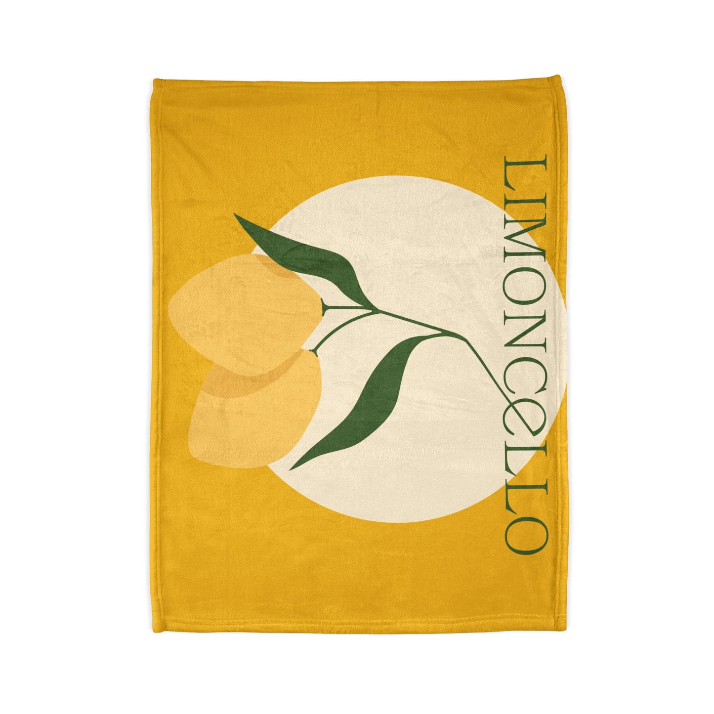 Limoncello Soft Polyester Blanket – Cozy Lemon-Themed Decor for Home and Gifts