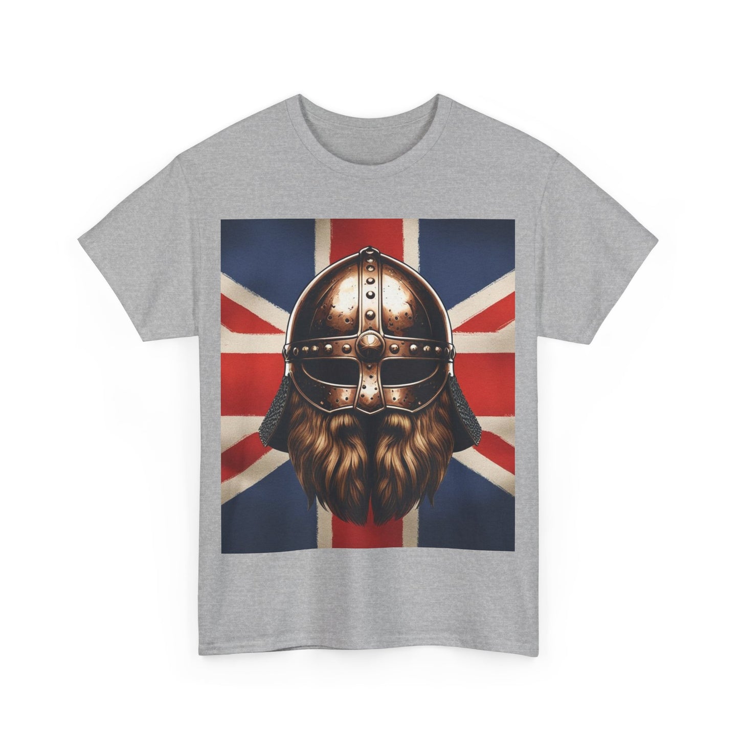 Viking Warrior Cotton Tee, Unisex Graphic T-Shirt, Norse Mythology Shirt, Unique Gift for Dad, Casual Outfit for Men and Women