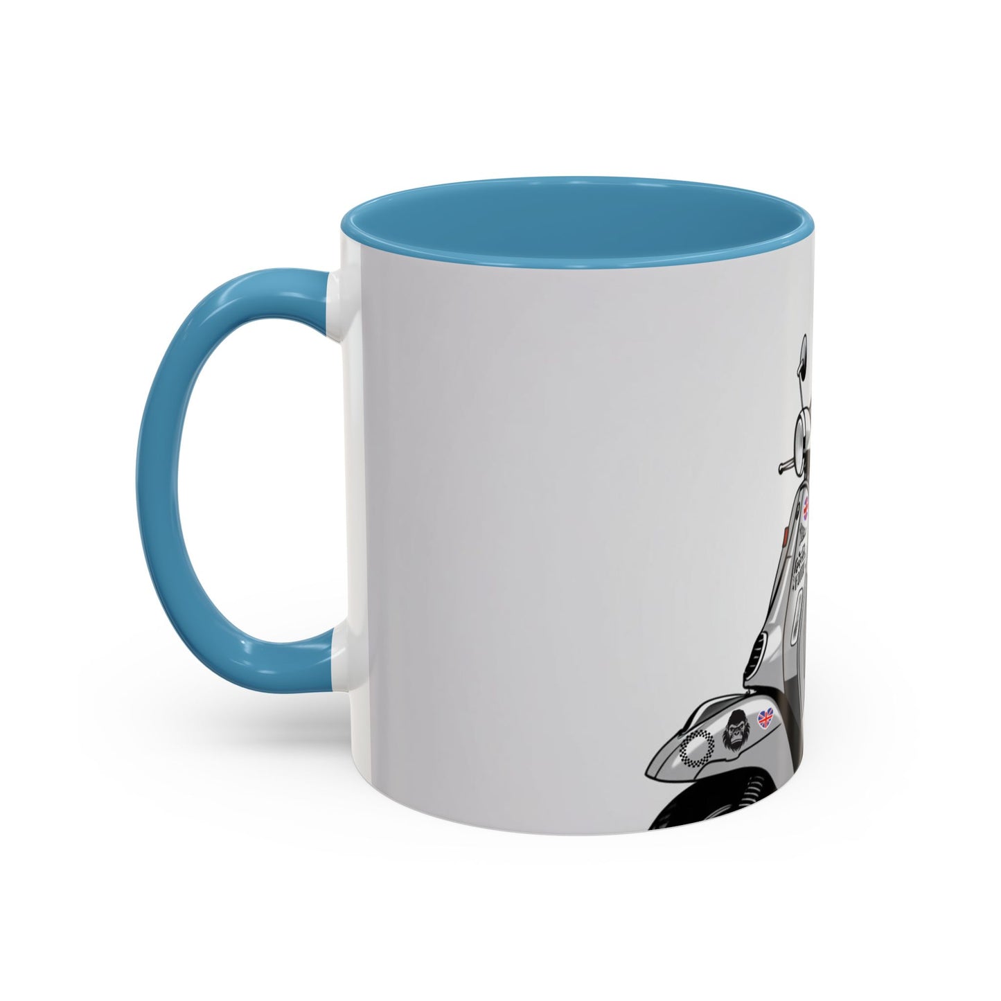 Cool Gorilla Scooter Mug - Fun Coffee Cup for Animal Lovers, Gift for Birthdays, Cool Caffeine Fix, Unique Decor