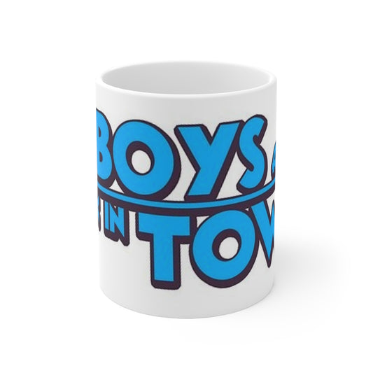 Boys Are Back Ceramic Coffee Mug - Fun 11oz & 15oz Cups for Celebrations