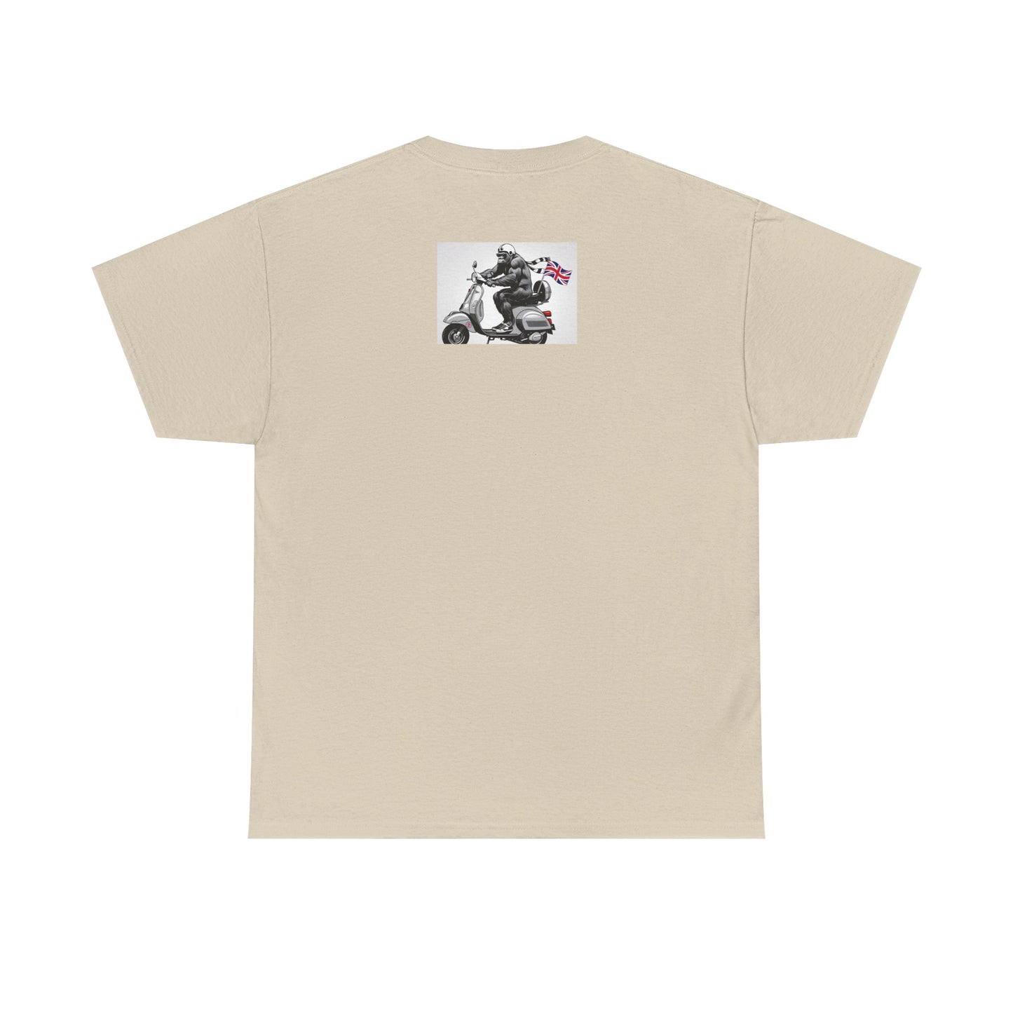 Cool Gorilla Scooter Tee, Unisex Graphic Tee, Fun Animal T-Shirt, Unique Gift for Him, Casual Summer Shirt, Motorcycle Enthusiast Apparel