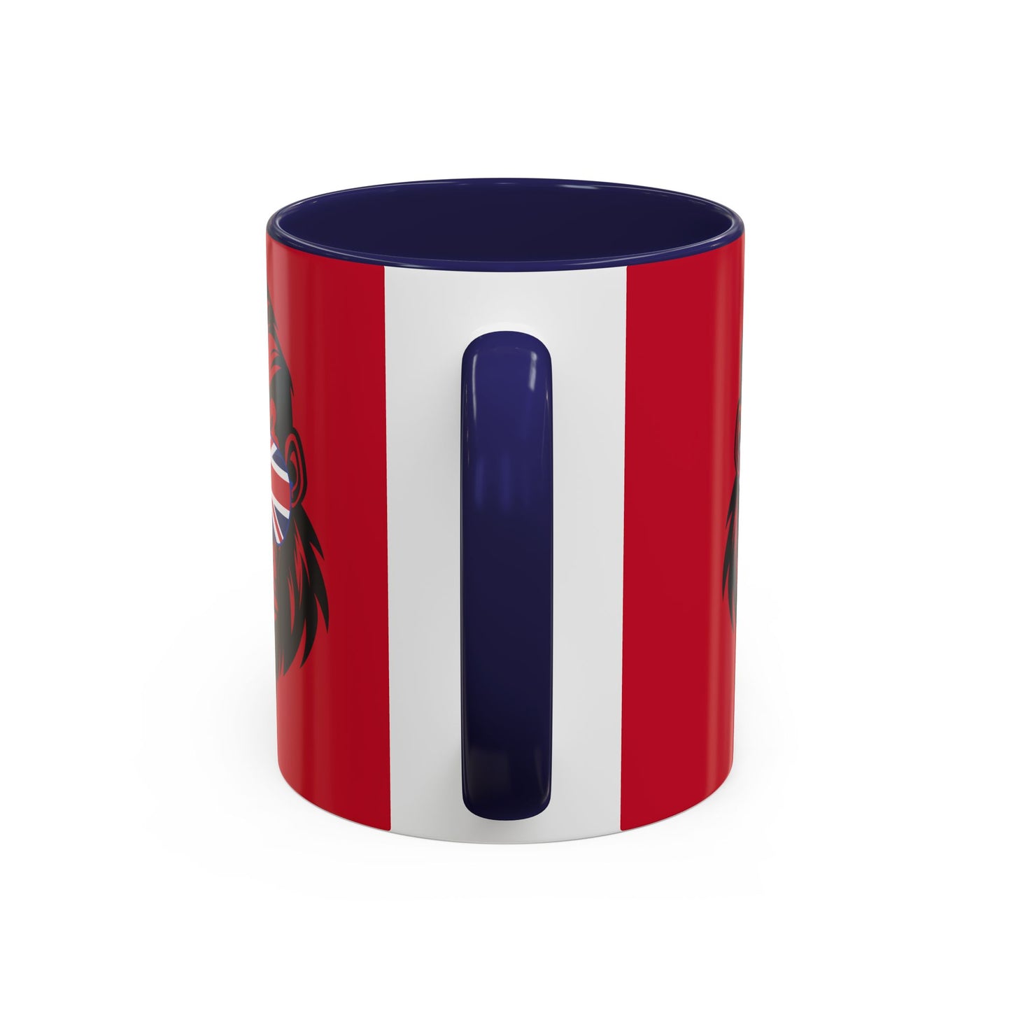 British Gorilla Accent Coffee Mug - Bold Coffee Cup for Animal Lovers, Unique Gift, Fun Kitchen Decor, Perfect for Birthdays, Holidays