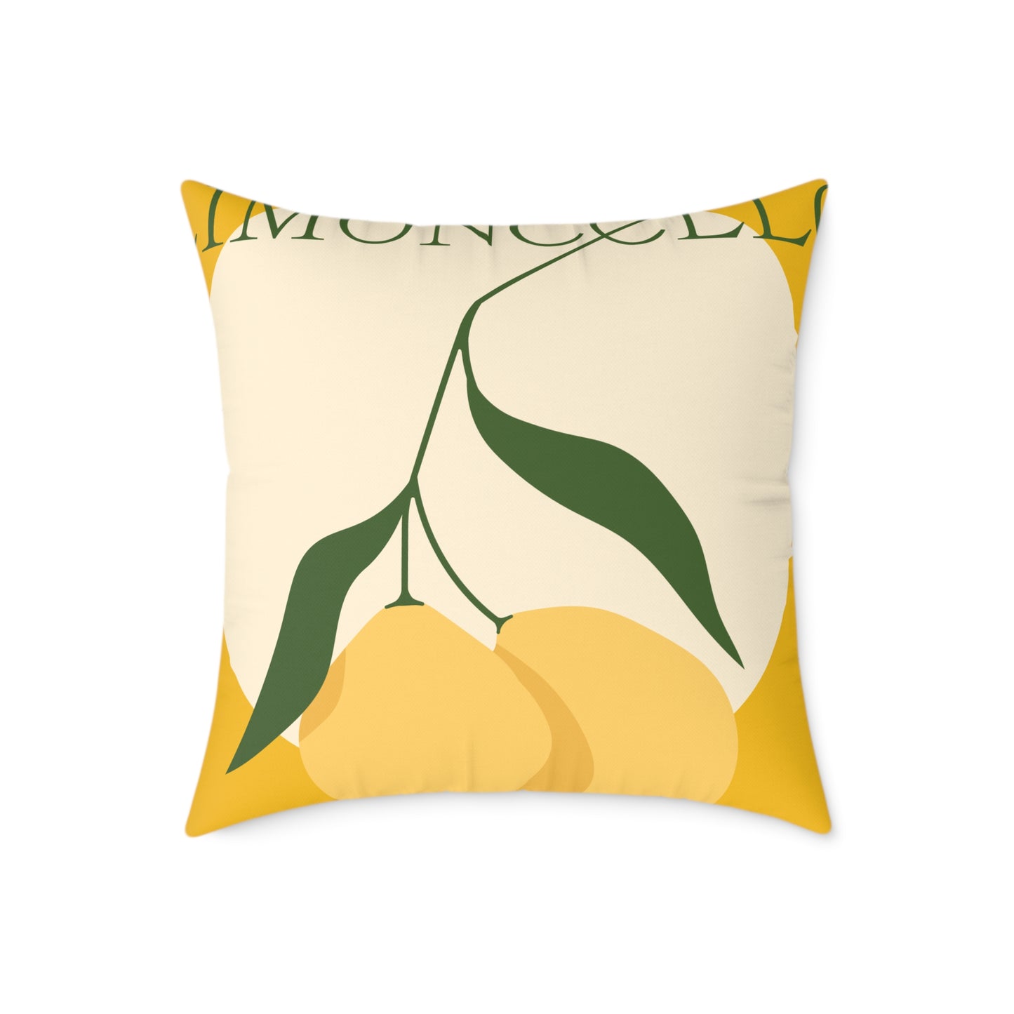 Limoncello Lemon Square Pillow – Brighten Up Your Home Decor