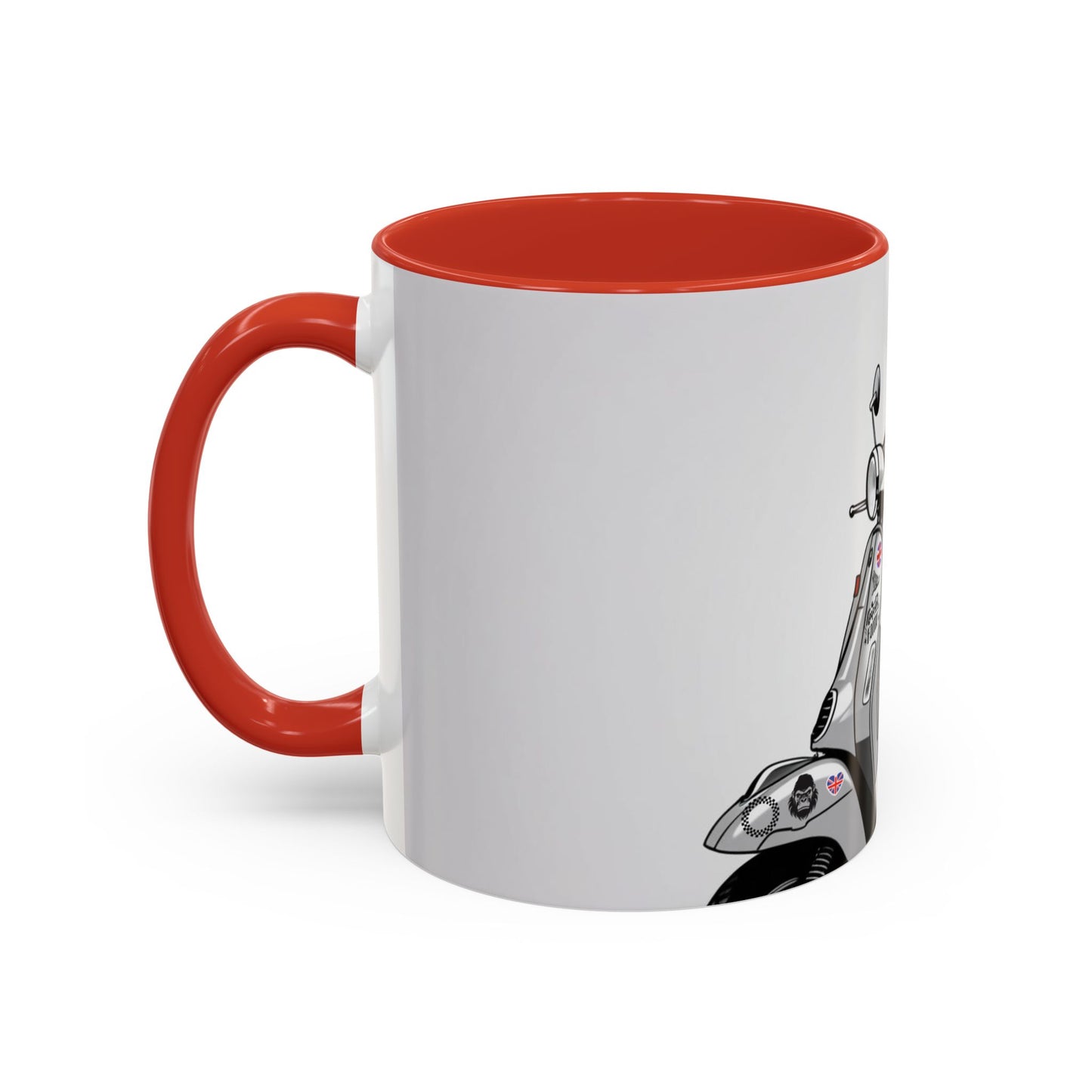 Cool Gorilla Scooter Mug - Fun Coffee Cup for Animal Lovers, Gift for Birthdays, Cool Caffeine Fix, Unique Decor