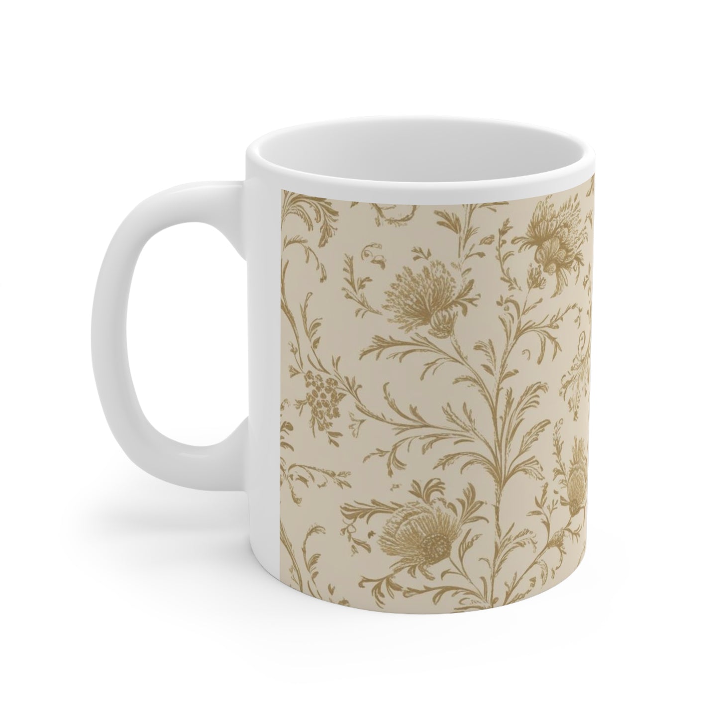 White Ceramic Mug, 11oz