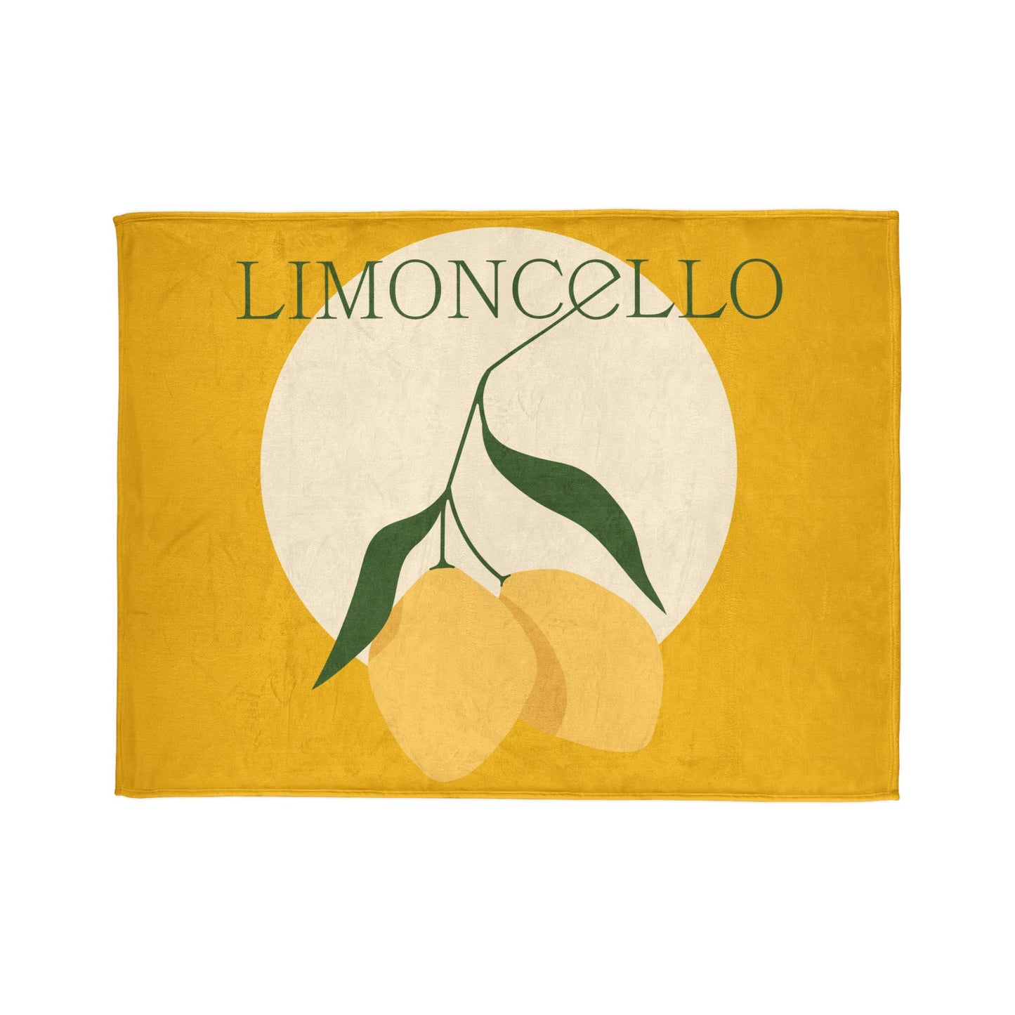 Limoncello Soft Polyester Blanket – Cozy Lemon-Themed Throw for Home Decor and Gifts