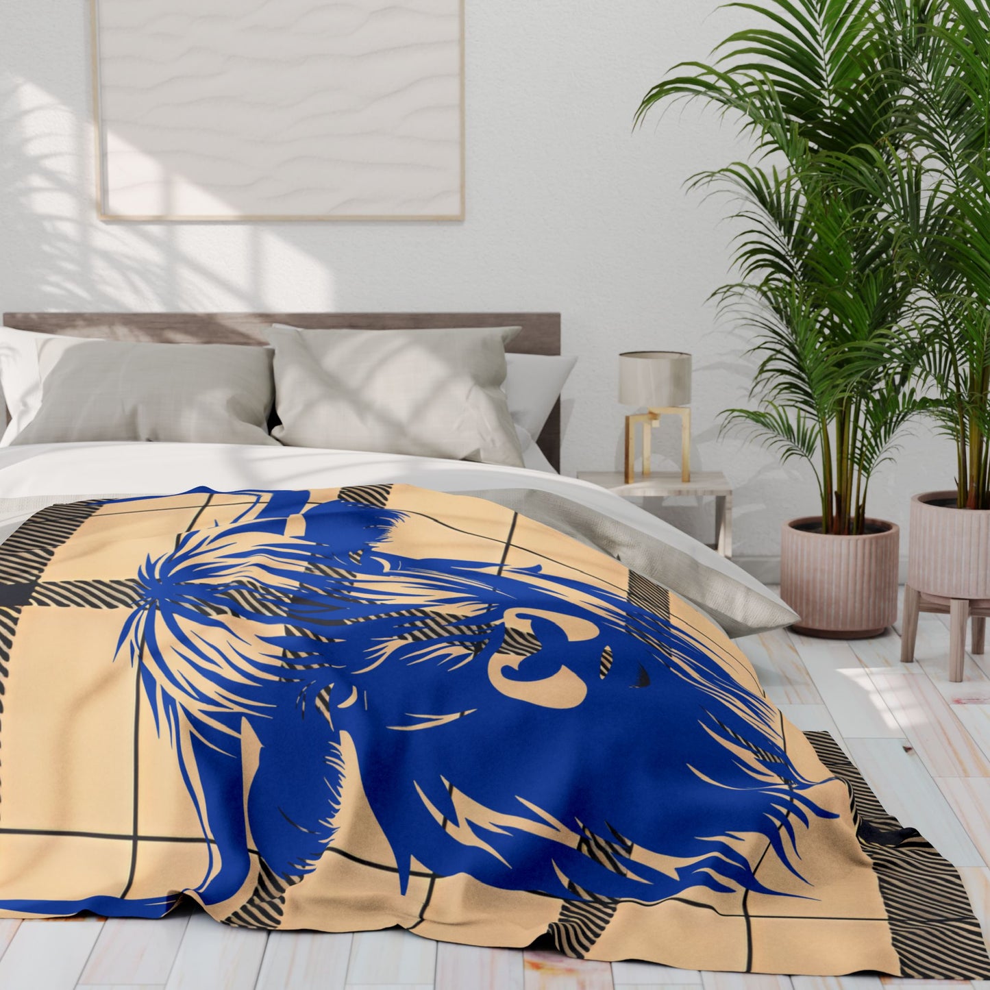 Cozy Highland Cow Fleece Blanket - Warm Blanket, Home Decor, Gift for Cow Lovers, Plaid Throw Blanket, Winter Essentials