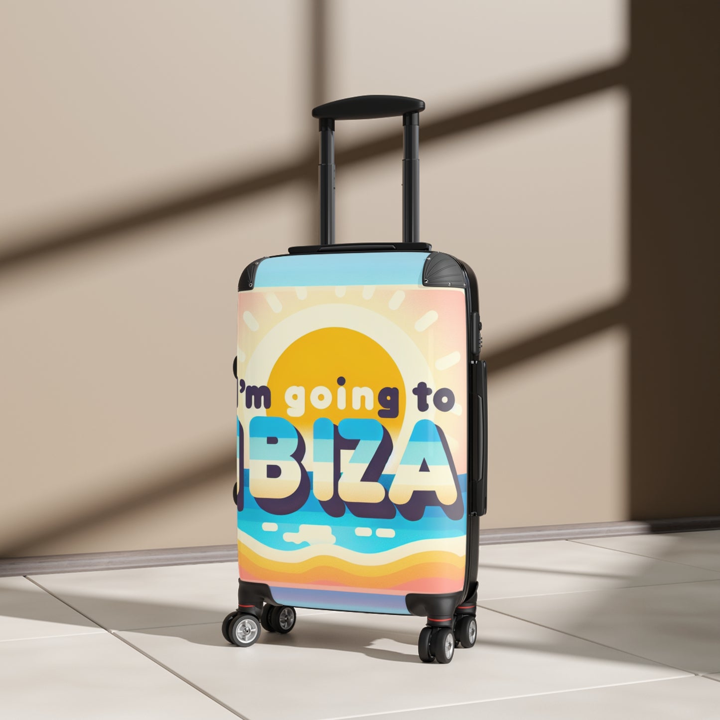 Colorful Ibiza Suitcase – Perfect for Travelers