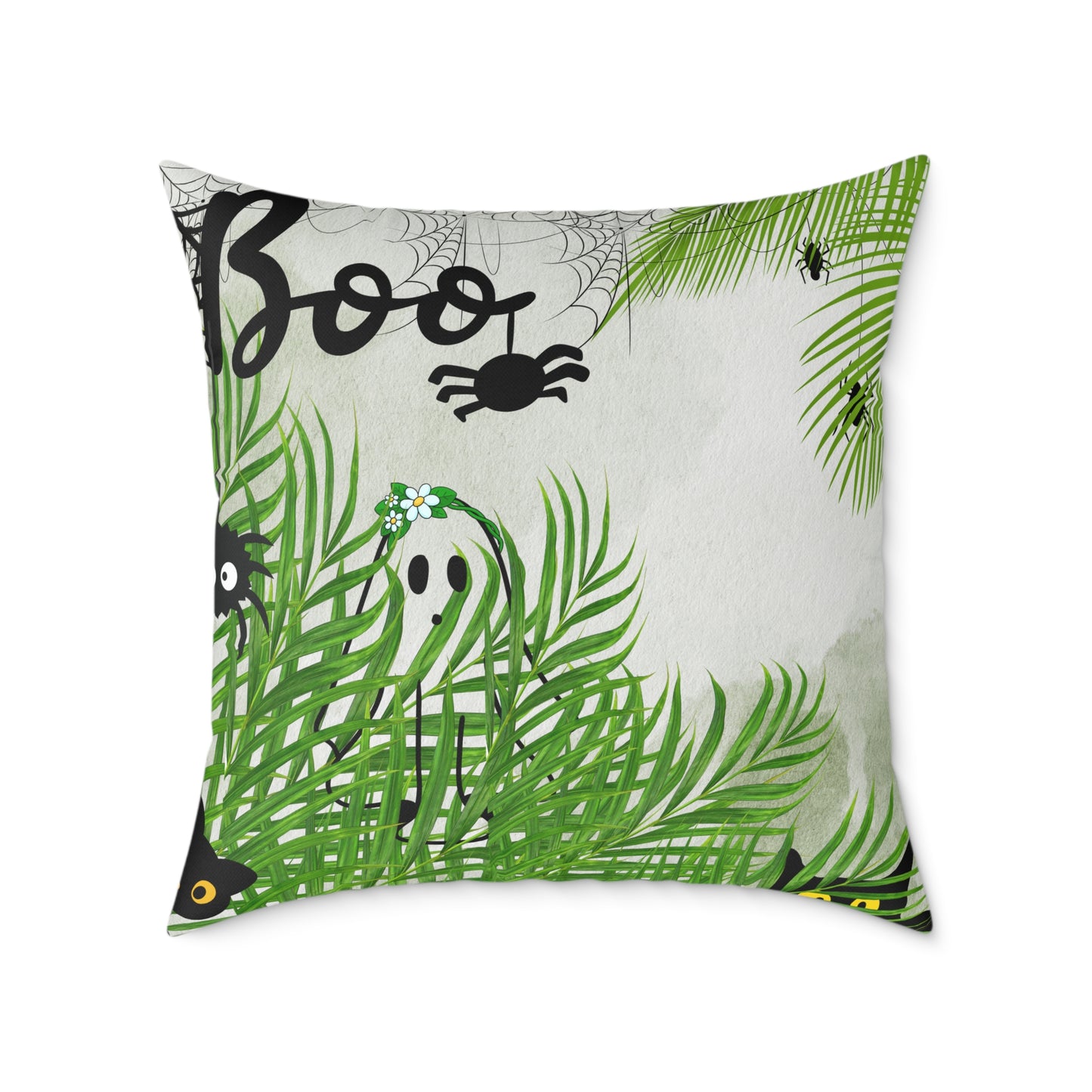 Halloween Themed Pillow, Spooky Decor, Trick or Treat Cushion, Autumn Home Accent, Fun Gift for Kids