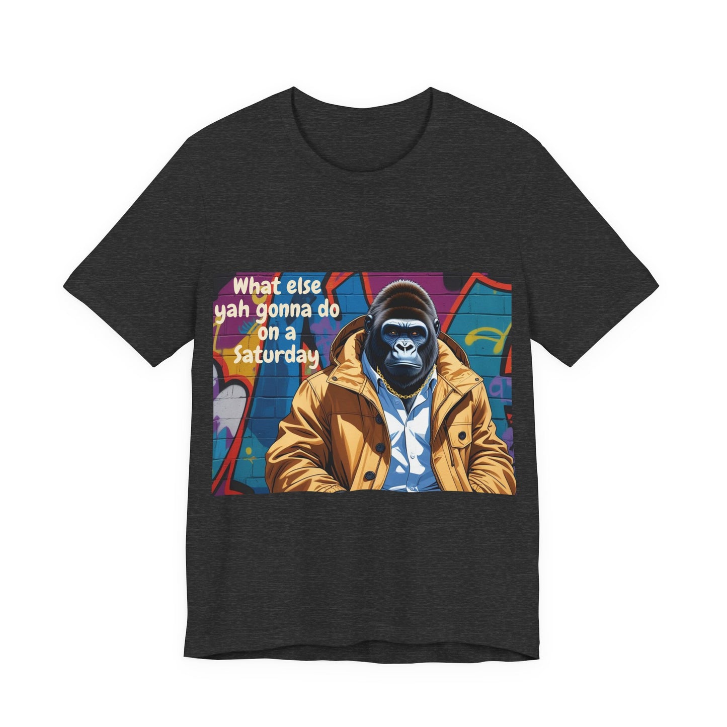 Urban Gorilla Tee - Weekend Vibes, Funny Graphic Shirt, Casual Style, Gift for Him/Her, Skate and Streetwear Fashion