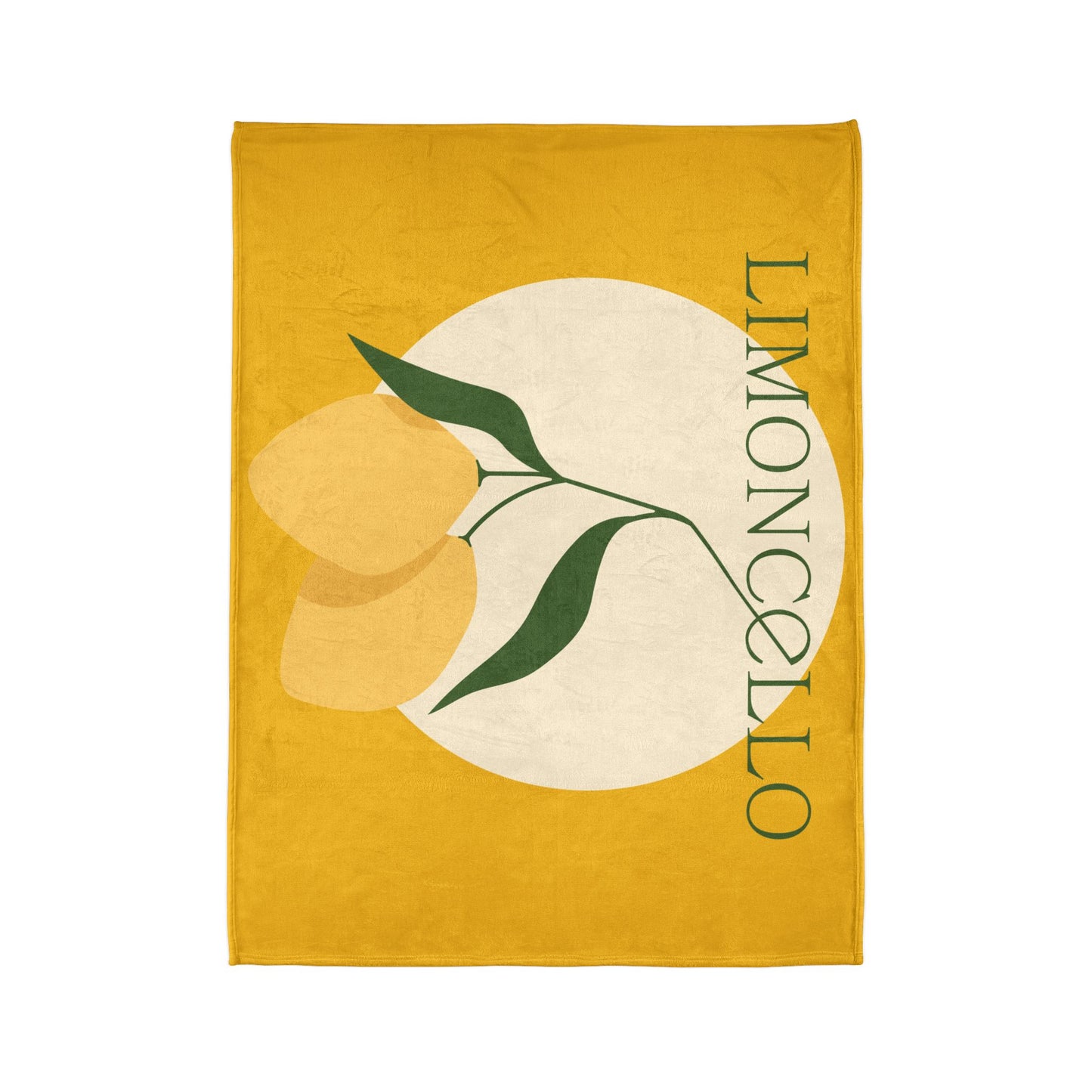 Limoncello Soft Polyester Blanket – Cozy Lemon-Themed Throw for Home Decor and Gifts