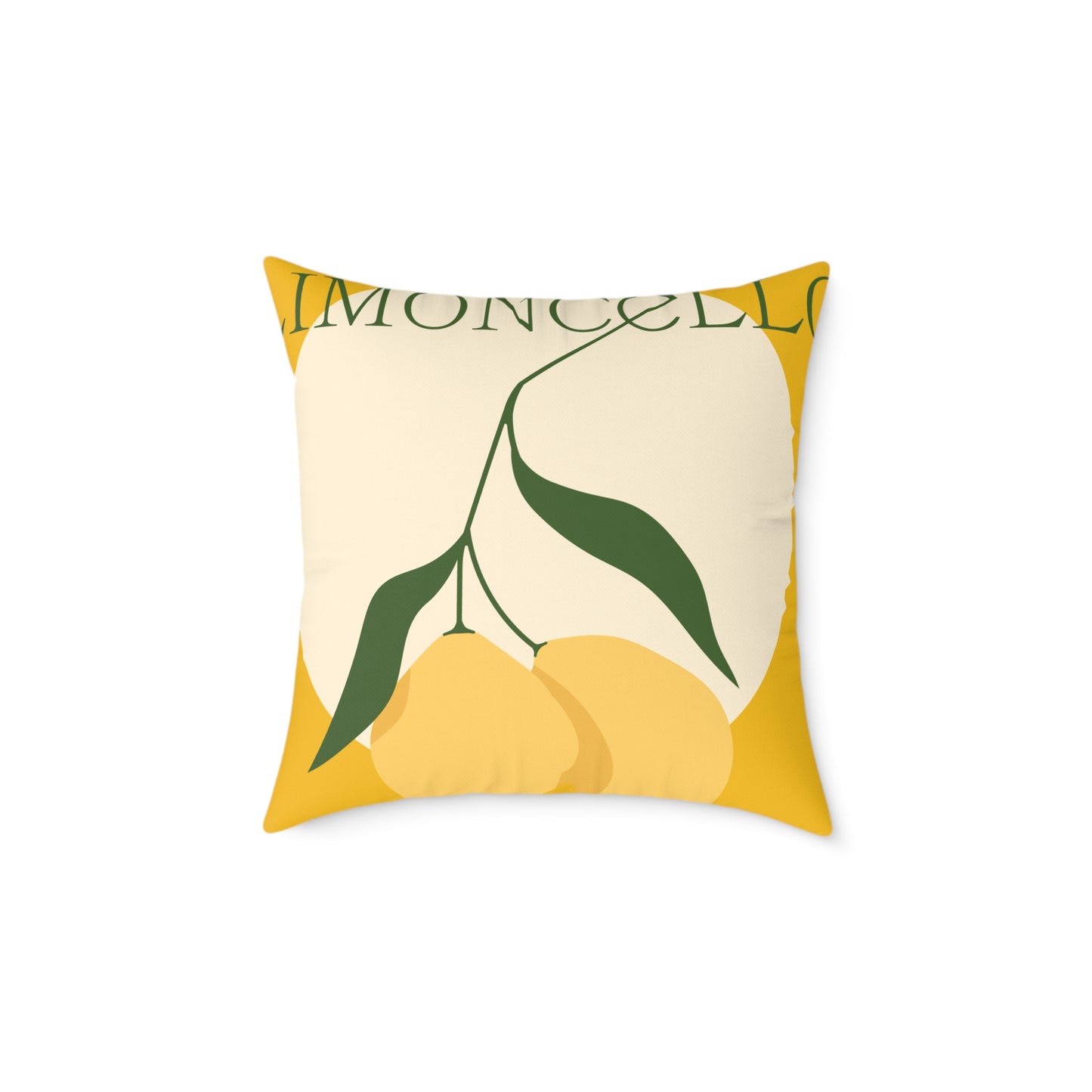 Limoncello Lemon Square Pillow – Brighten Up Your Home Decor